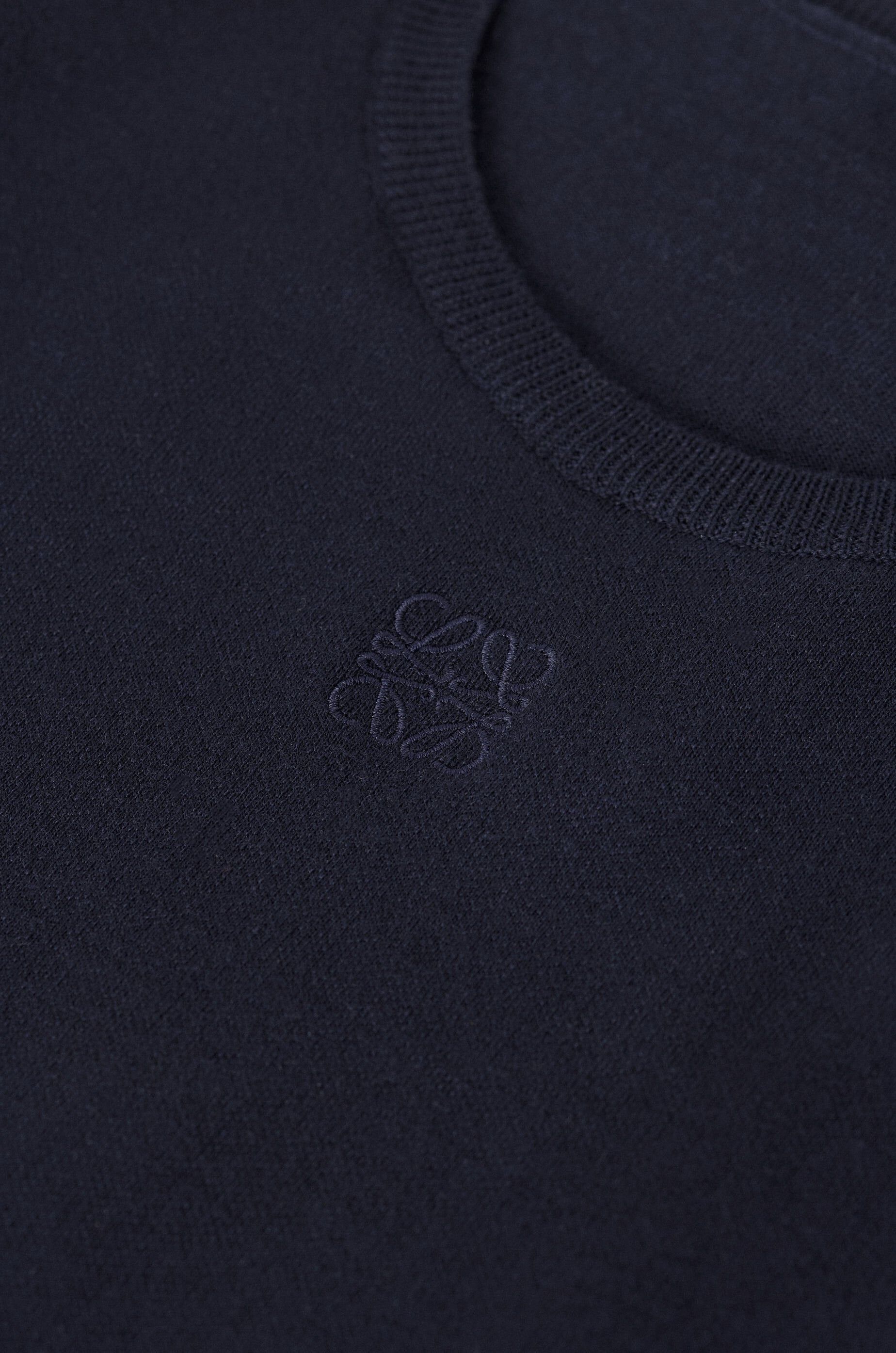 Loewe o1in1g0426 Sleeveless Sweater in Wool in Navy Blue Size S / US 4 / IT 40 - 6 Thumbnail