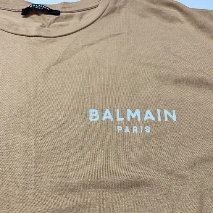 Balmain Balmain SS23 Color Block Logo Tee -2507 Size M / US 6-8 / IT 42-44 - 7 Thumbnail