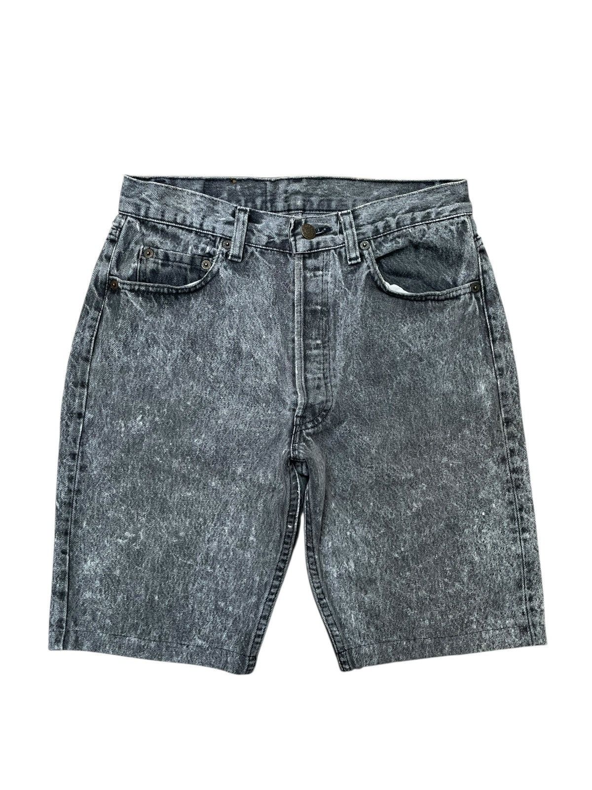 Levi's Vintage Levi’s 501 Washed Black Jeans Shorts Denim Pants Size US 29 - 3 Thumbnail