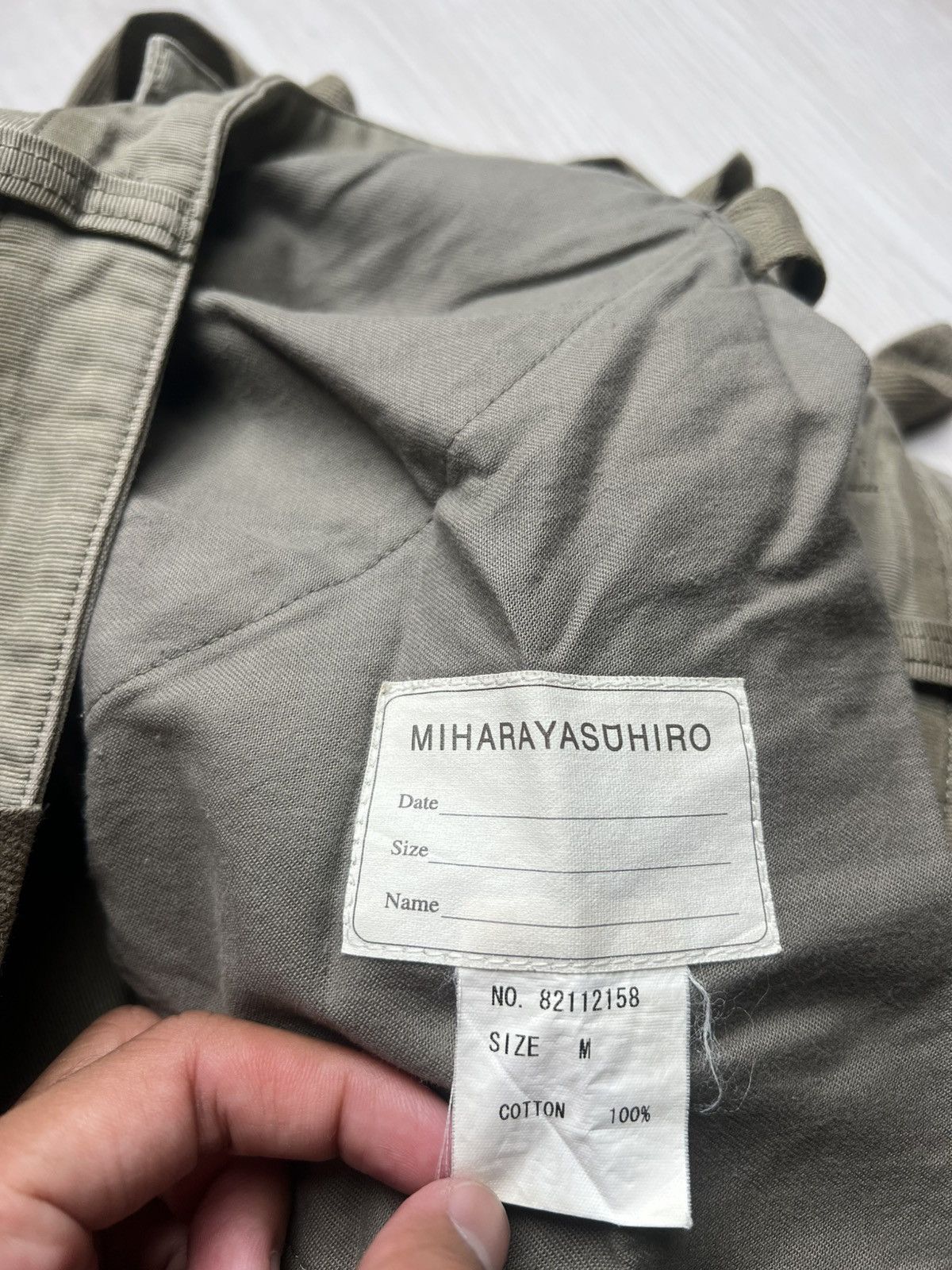 Maison MIHARA YASUHIRO Early Collection Mihara Yasuhiro Suspender Military Pants Size US 32 / EU 48 - 7 Thumbnail