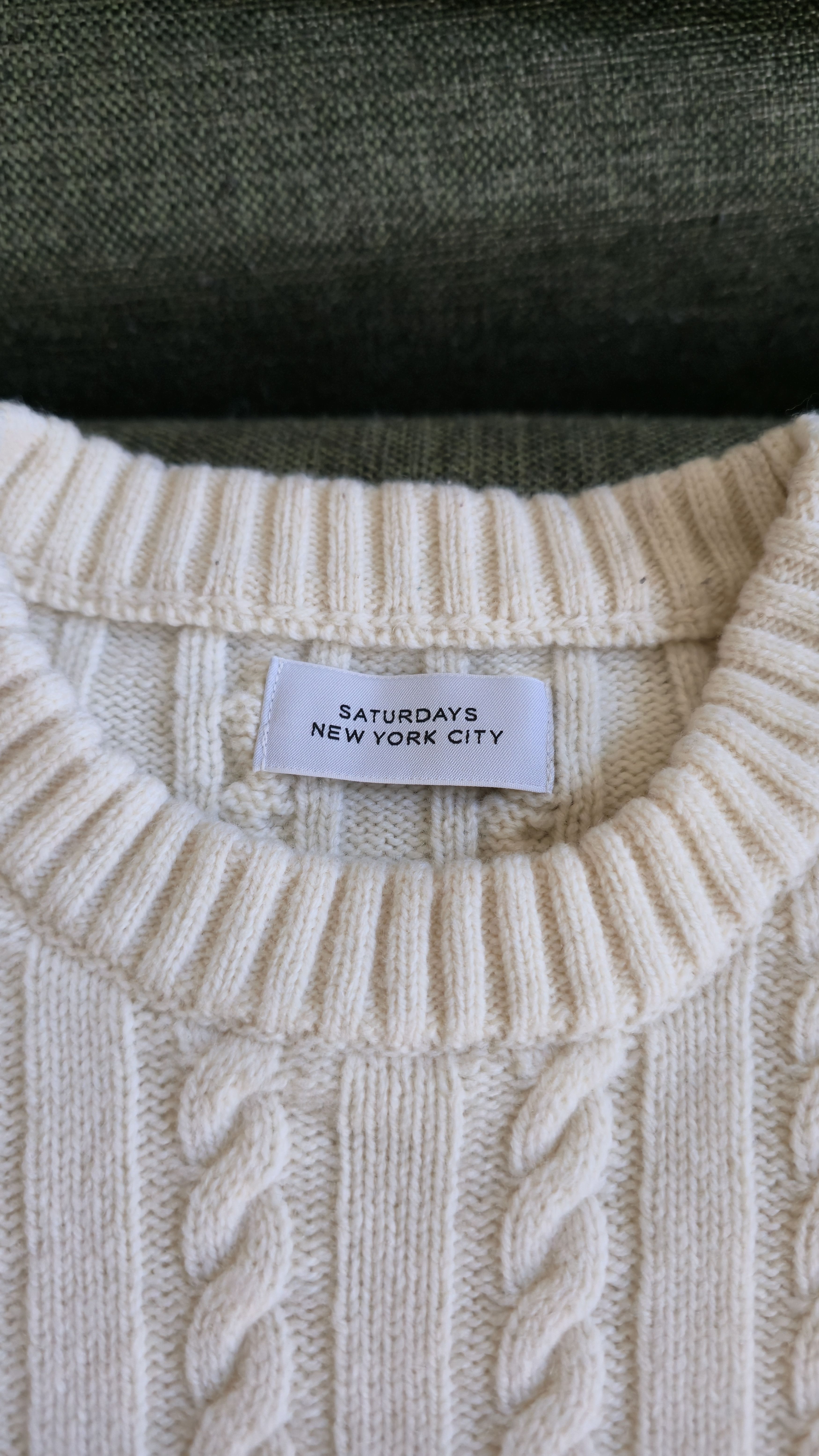 Saturdays NYC Saturdays Merino Cable Knit Size US S / EU 44-46 / 1 - 2 Thumbnail