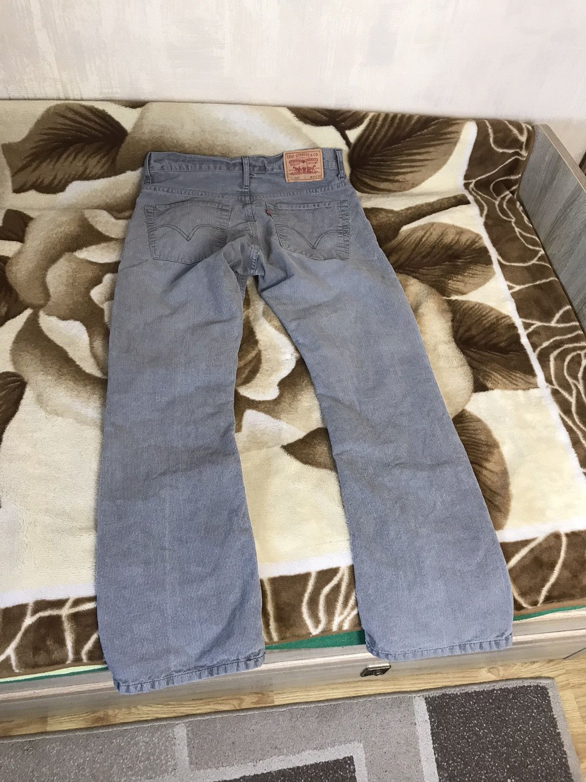 Levi's × Vintage 🔥 Y2K Vintage Levi’s 507 Grey Bootcut Corduroy Pants 32x32 Size US 32 / EU 48 - 9 Thumbnail