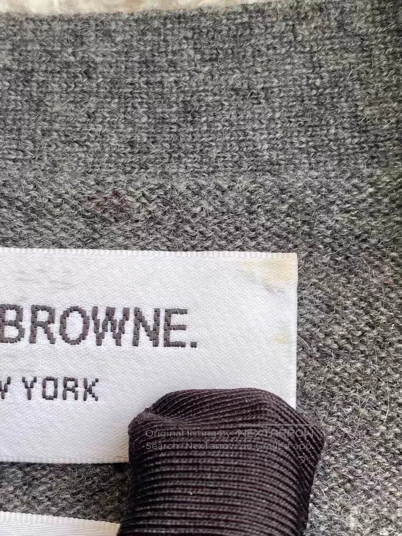 Thom Browne Thom Browne Cashmere short-sleeve cardigan Size S / US 4 / IT 40 - 5 Thumbnail