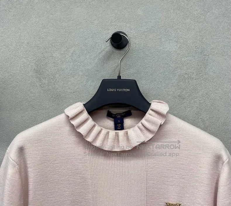 Louis Vuitton Louis Vuitton Nude Pink Lotus Neck Knit sweater Size S / US 4 / IT 40 - 4 Thumbnail