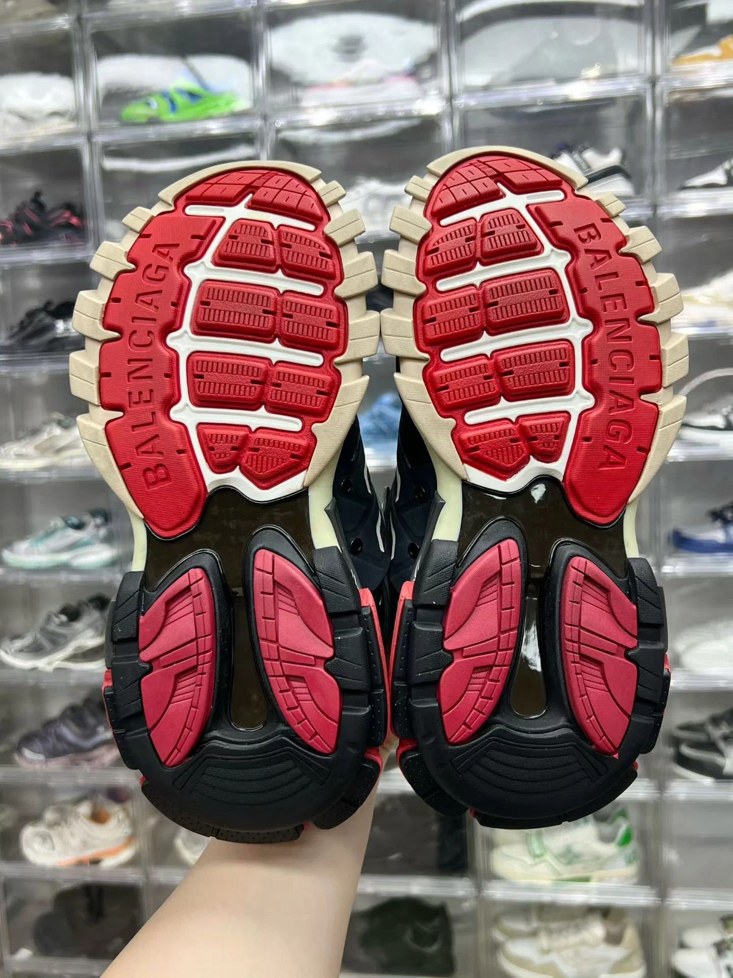 Balenciaga Balenciaga Track Black Red 39 Size US 8 / IT 38 - 8 Thumbnail