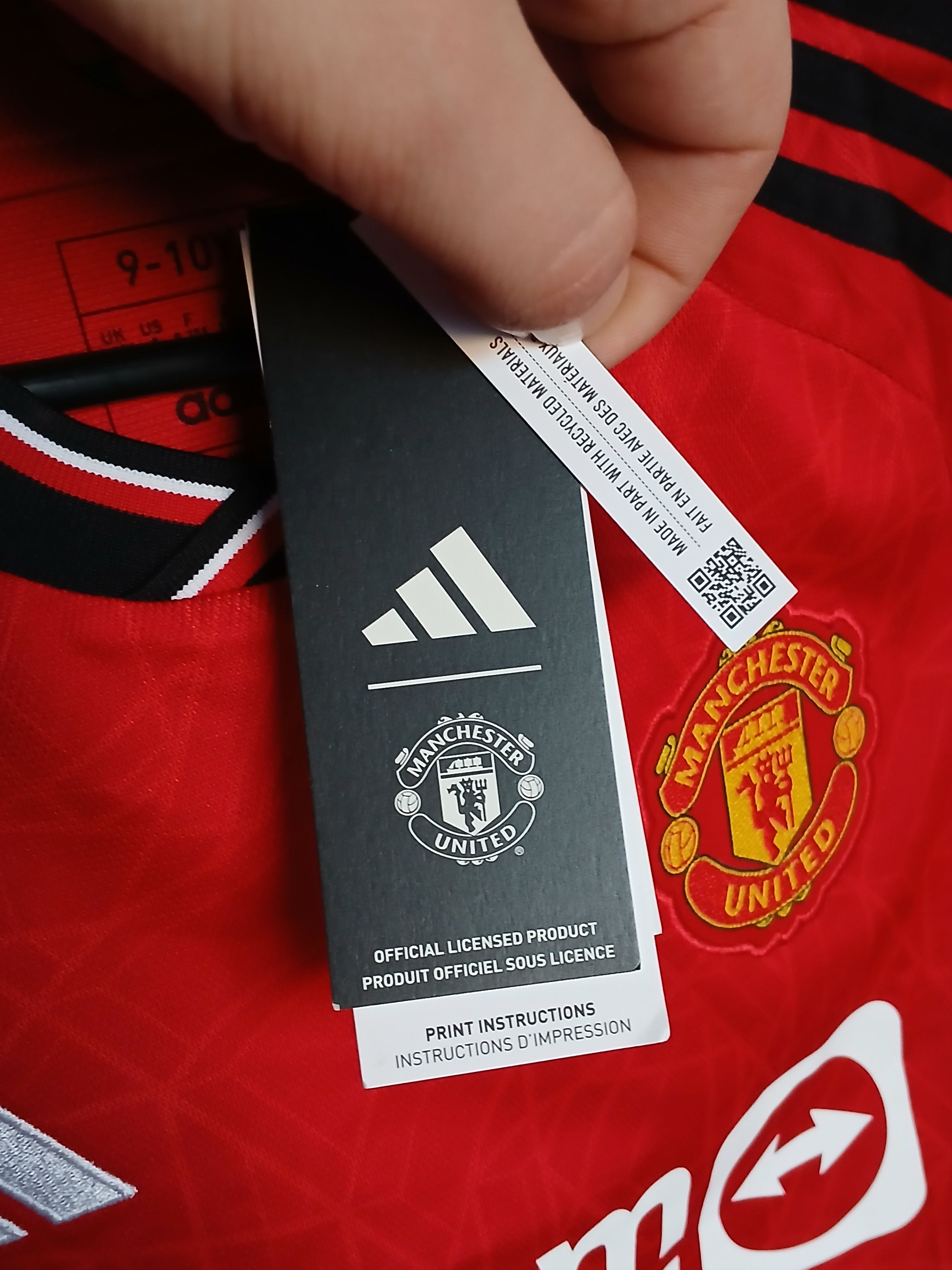 Adidas KIDS Manchester United 23/24 Home Football Jersey T-Shirt Size US S / EU 44-46 / 1 - 10 Thumbnail