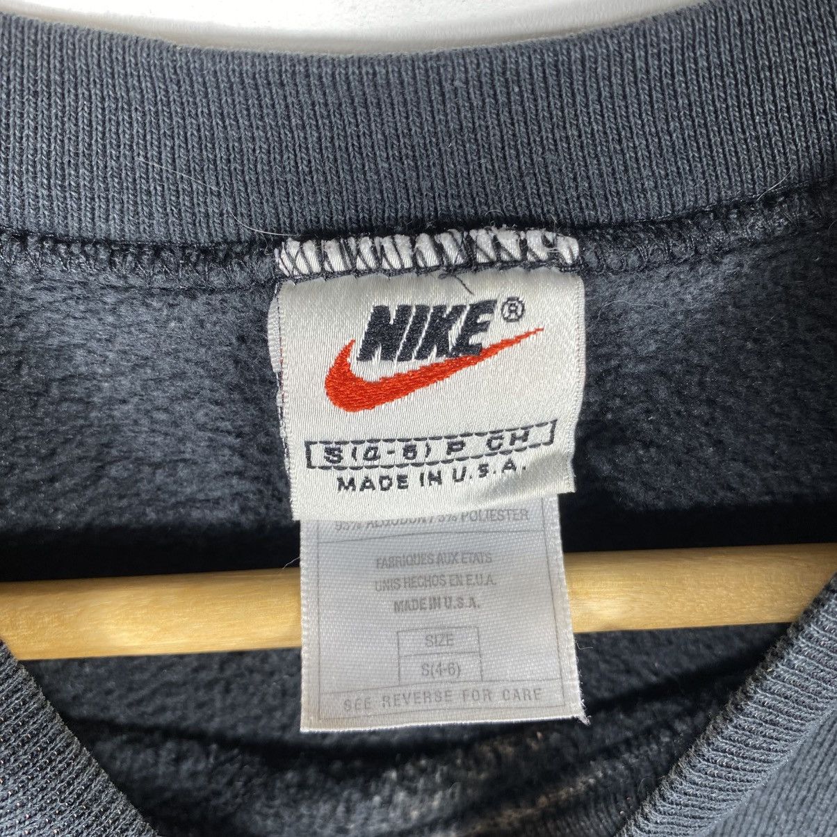 Nike Vintage 90's NIKE Small Swoosh Crewneck Sweatshirt Size US S / EU 44-46 / 1 - 6 Thumbnail