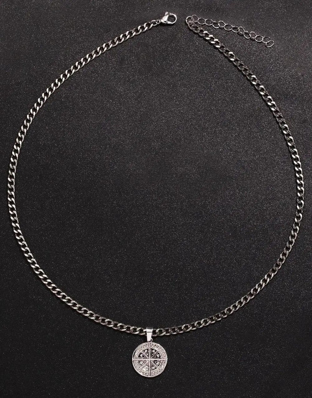 Jewelry Compass pendant 50cm necklace vintage vibe Size ONE SIZE - 4 Thumbnail