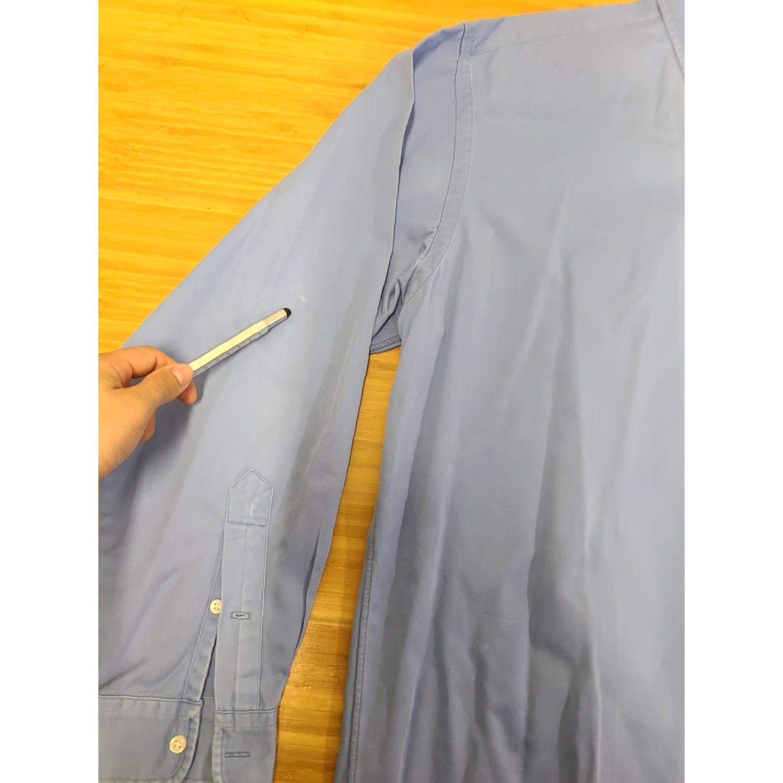Polo Ralph Lauren Polo Ralph Lauren Shirt Men's Light Blue Large Long Sleeve Button-Down Blake Size US L / EU 52-54 / 3 - 6 Thumbnail