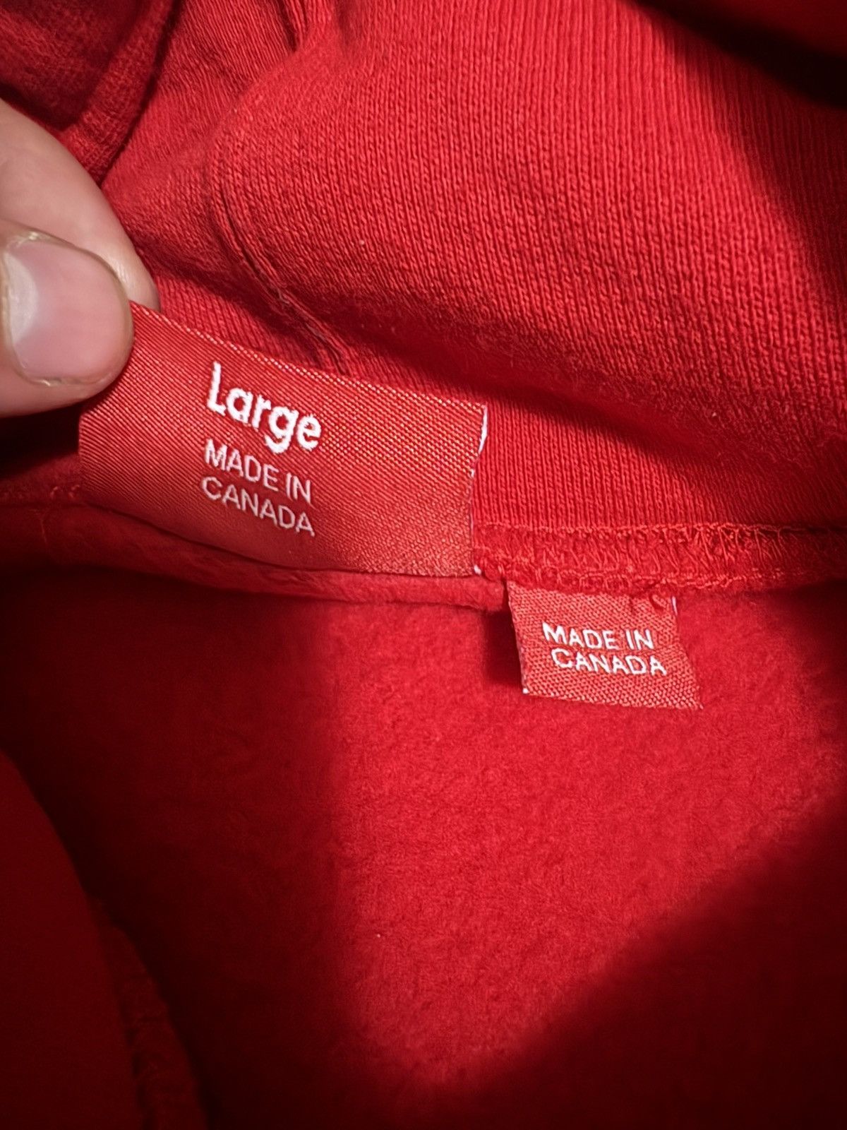 Supreme Supreme Illegal Business hoodie red large SS18 Size US L / EU 52-54 / 3 - 3 Thumbnail