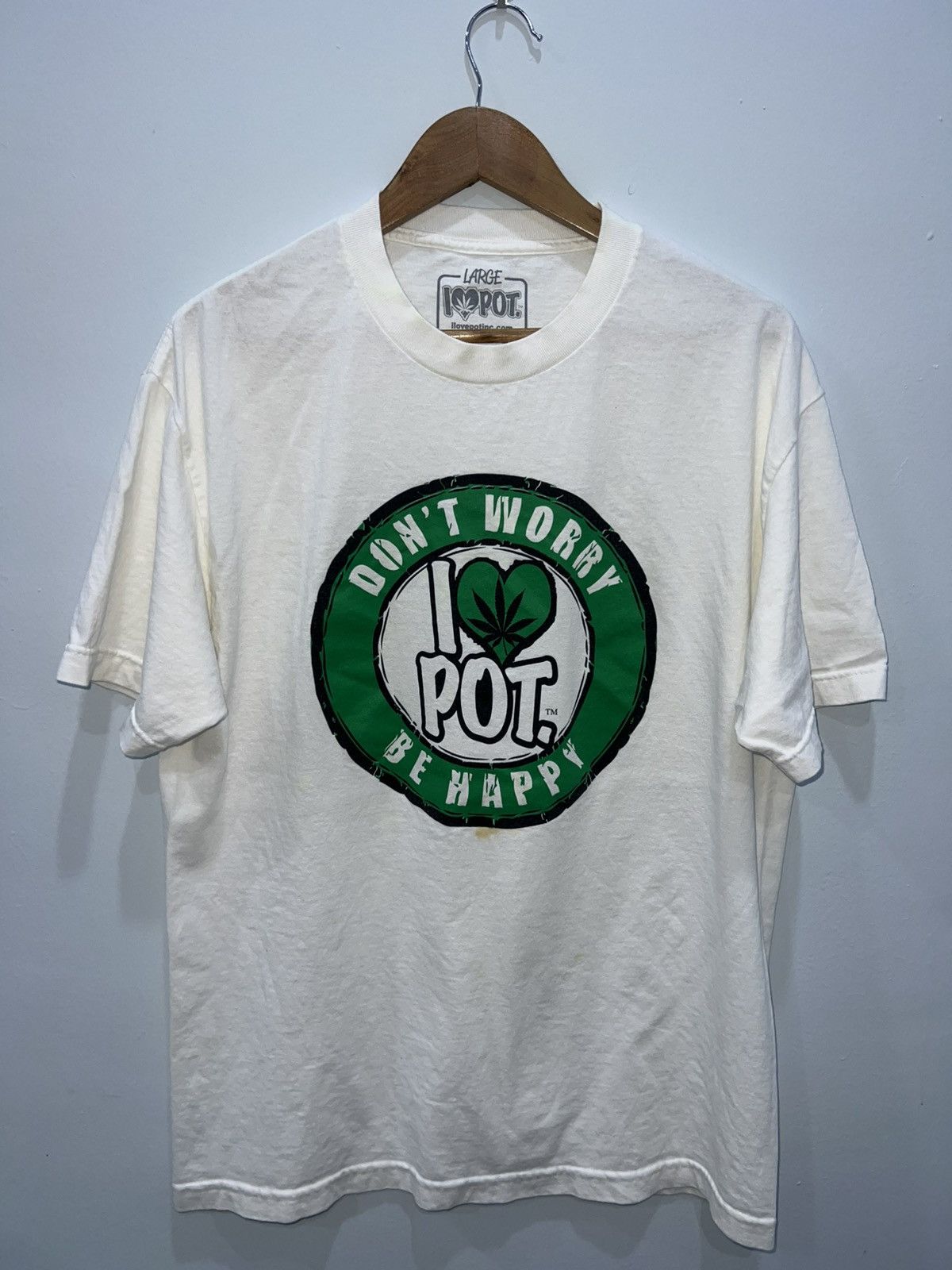 Other I Love Pot Don’t Worry Be Happy Tee Size US L / EU 52-54 / 3 - 1 Thumbnail
