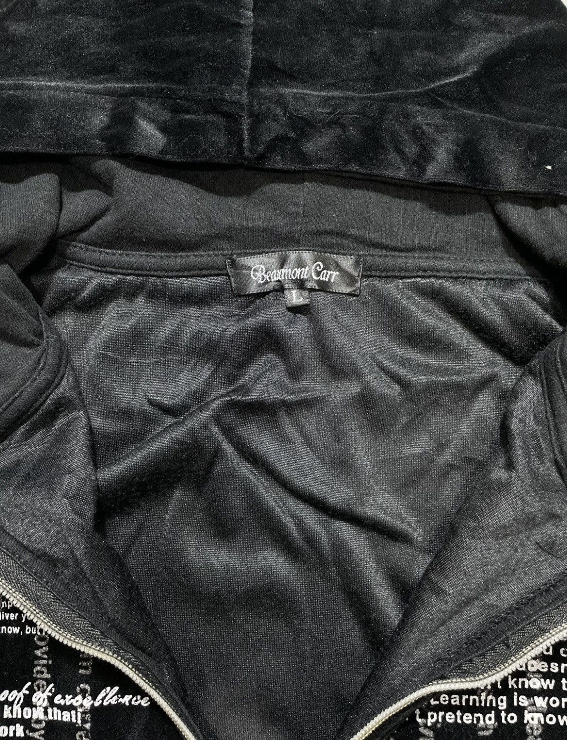 Japanese Brand × Other Beaumont Carr Poem Velvet Hoodie Zip Size US L / EU 52-54 / 3 - 3 Thumbnail