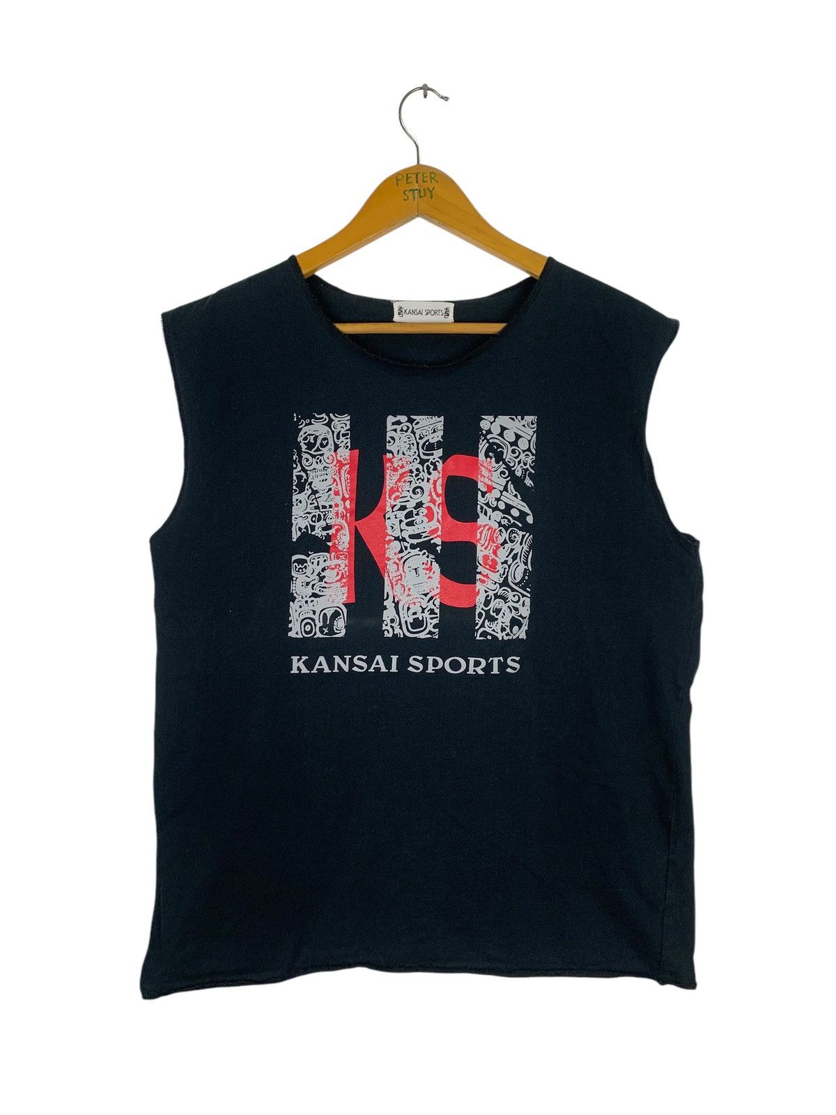 Designer Vintage Kansai Yamamoto Sleeveless Size US M / EU 48-50 / 2 - 1 Thumbnail