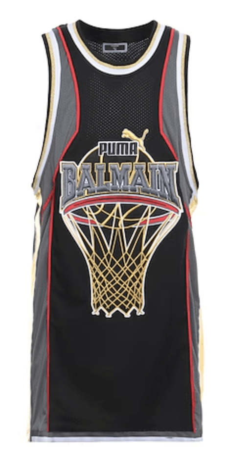 Balmain × Puma Limited Edition Balmain x Puma Sleeveless Basketball Jersey Size US XL / EU 56 / 4 - 2 Thumbnail