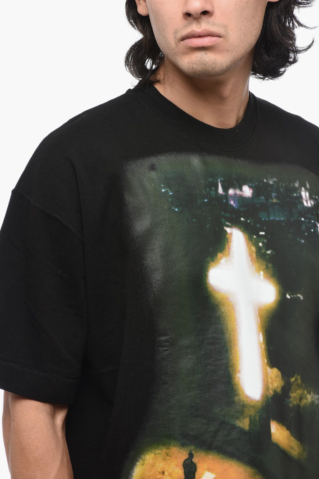 1989 STUDIO og1mm1024 Crewneck T-Shirt in Black Size US S / EU 44-46 / 1 - 3 Thumbnail