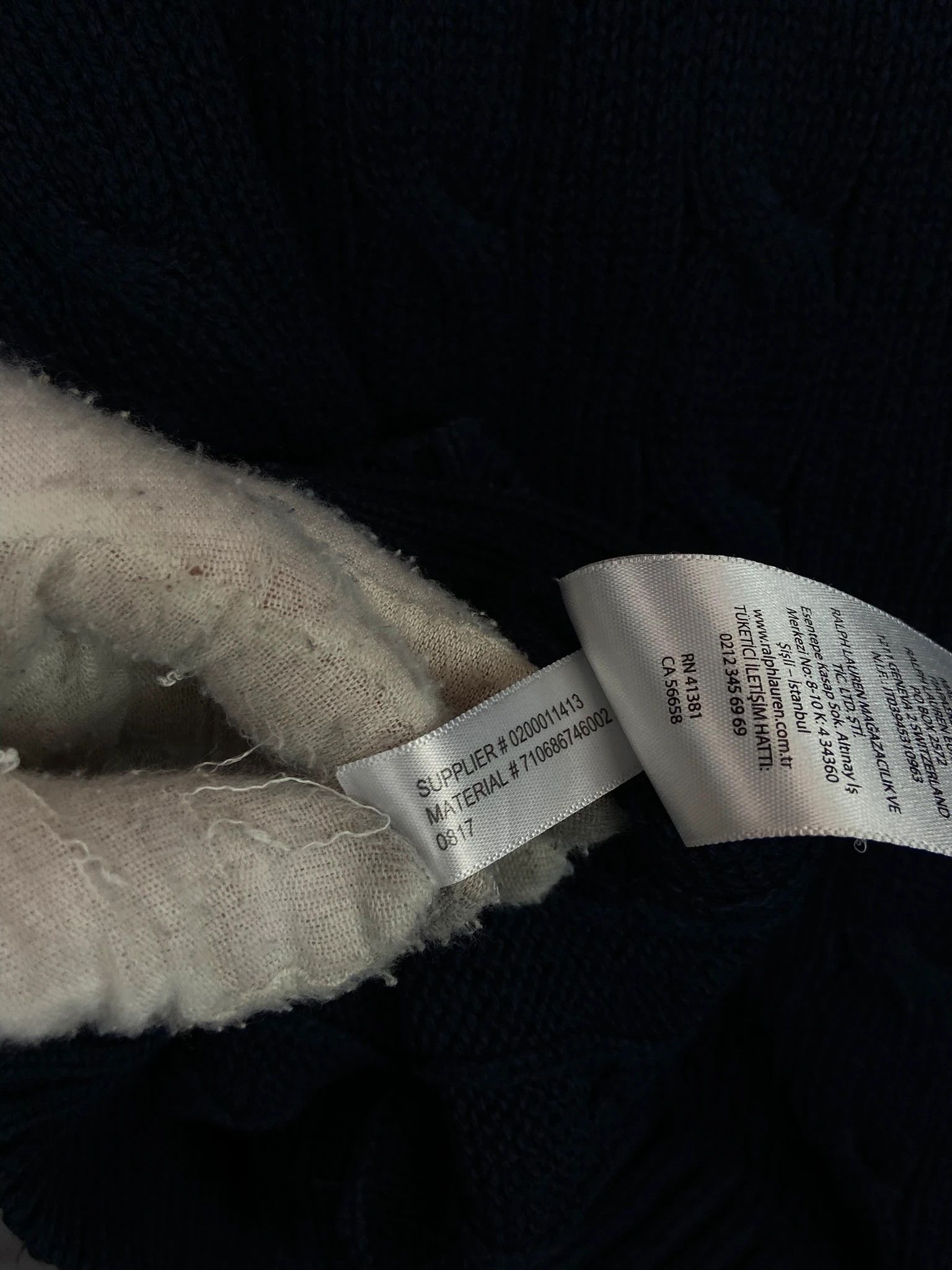 Ralph Lauren Sweater Ralph Lauren navy cable knit classic Size US M / EU 48-50 / 2 - 7 Thumbnail