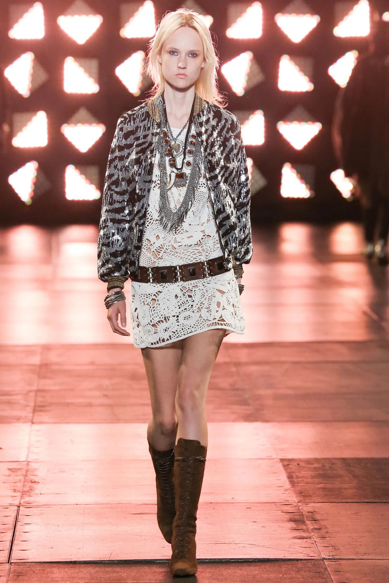 Saint Laurent Paris Black and Silver Zebra Sequined Raglan Bomber Jacket Size US S / EU 44-46 / 1 - 2 Thumbnail