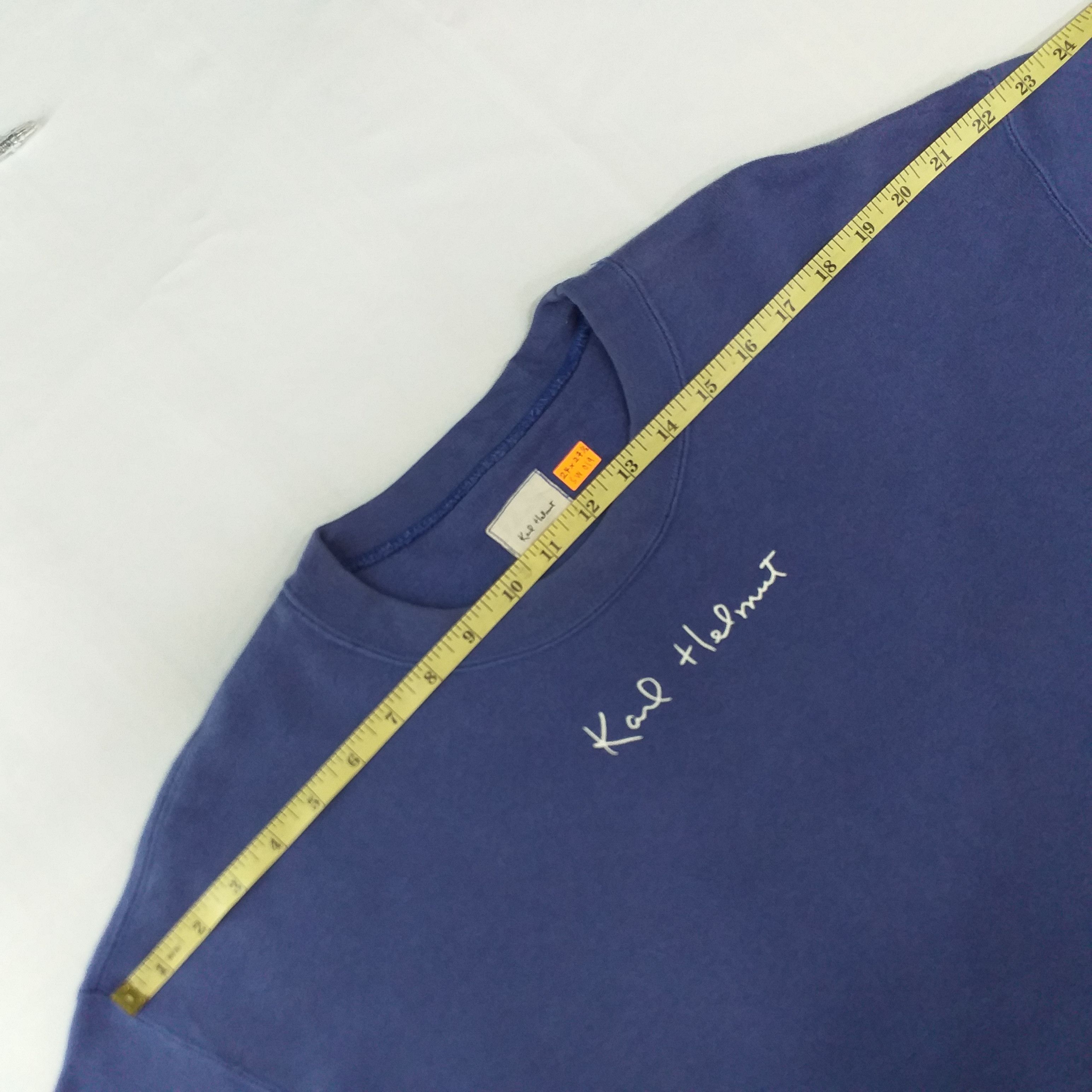 Japanese Brand Vintage Karl Helmut Spell Out Sweatshirt -SW019 Size US L / EU 52-54 / 3 - 6 Thumbnail