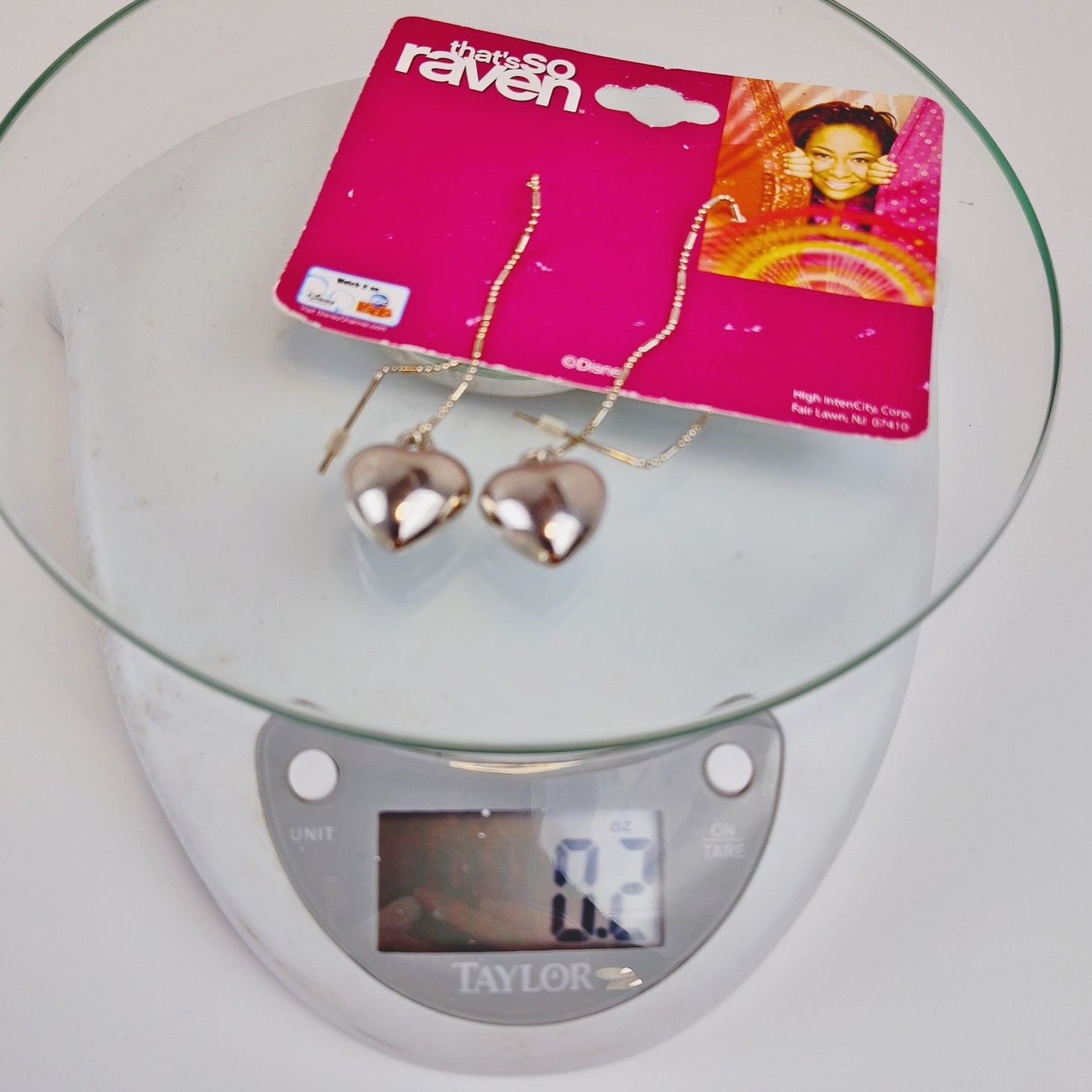 Disney That's So Raven SilverToned Heart Drop Earrings NWT RARE H2F Size ONE SIZE - 11 Thumbnail