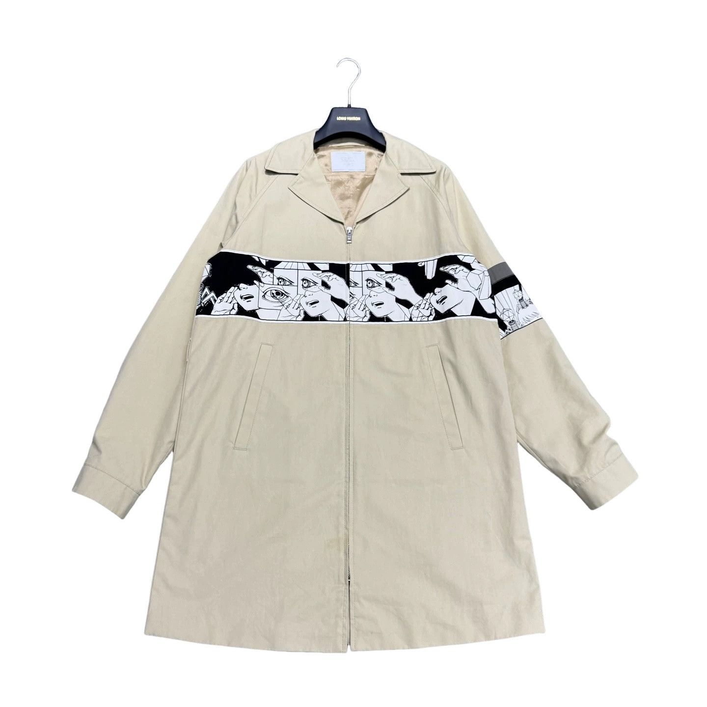 Prada Prada Comic Print Zip Coat 48 Size US M / EU 48-50 / 2 - 1 Thumbnail
