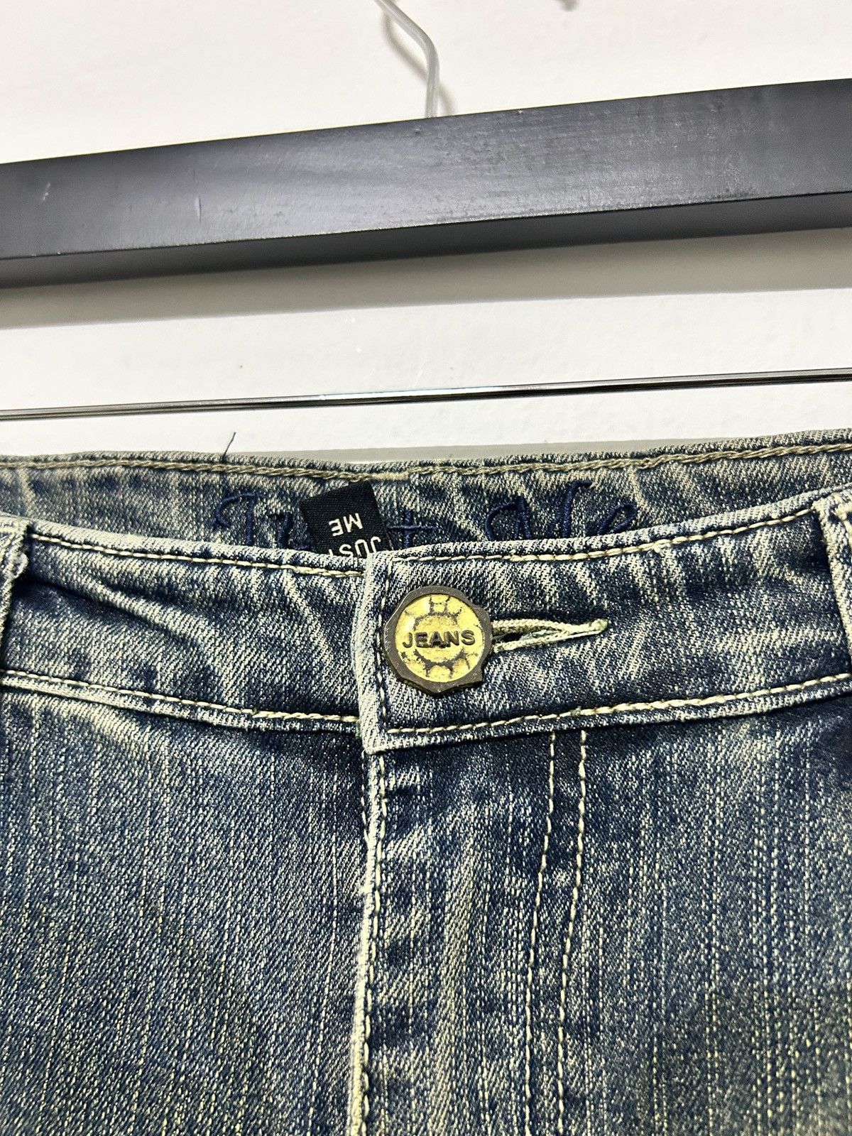 If Six Was Nine × Japanese Brand × Le Grande Bleu (L.G.B.) Just Me Flare Jeans Sick Faded Mudwash Vitntage Style Size 28" / US 6 / IT 42 - 4 Thumbnail