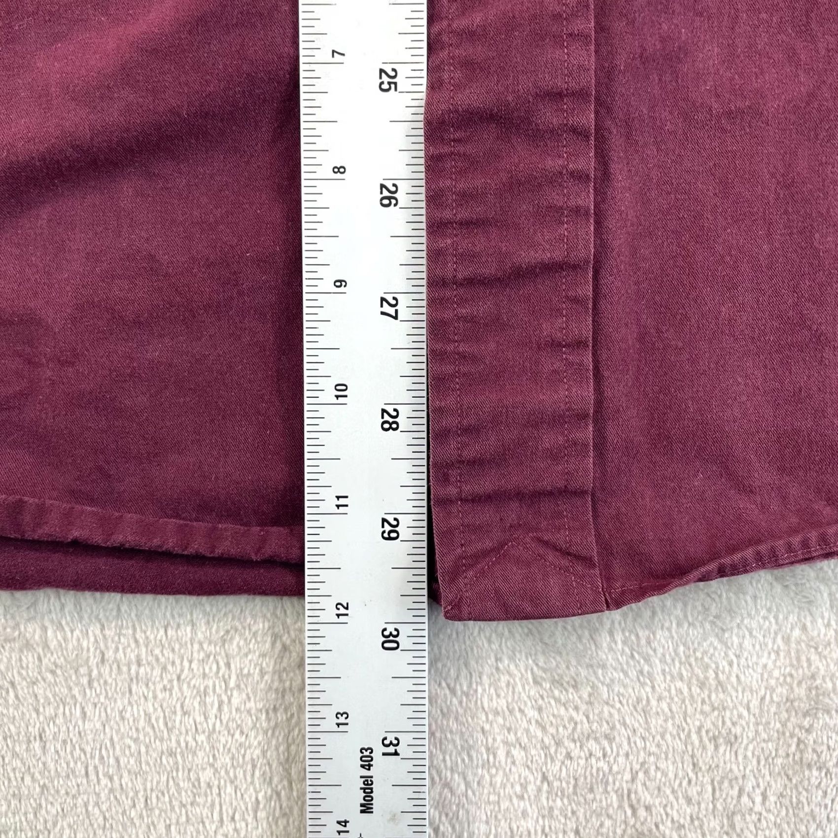 Polo Ralph Lauren Polo Ralph Lauren Oxford Shirt Men 2XL Maroon Classic Fit Pony Long Sleeve Prepp Shirt Size US XXL / EU 58 / 5 - 6 Thumbnail