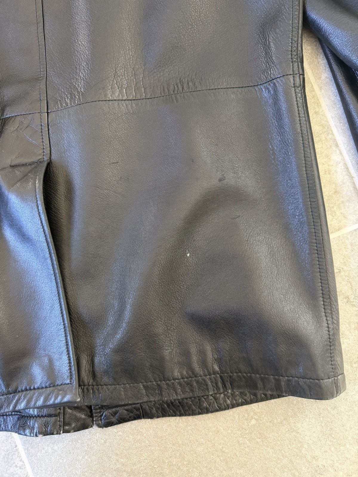 Prada Prada Leather Coat Size US M / EU 48-50 / 2 - 11 Thumbnail