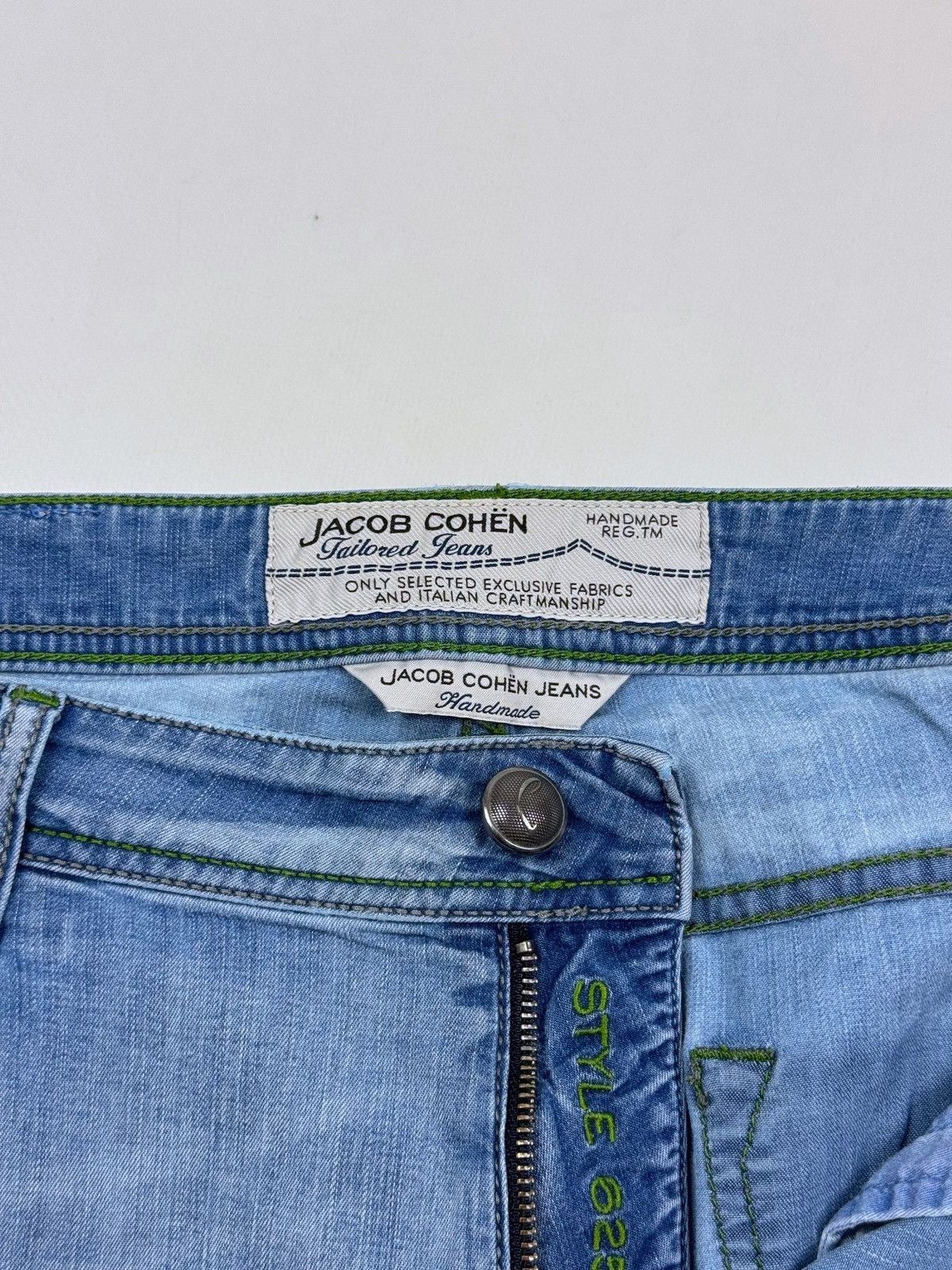Jacob Cohen Distressed Jacob Cohen Lightweight Washed Denim Jeans Pants Size US 35 - 10 Thumbnail