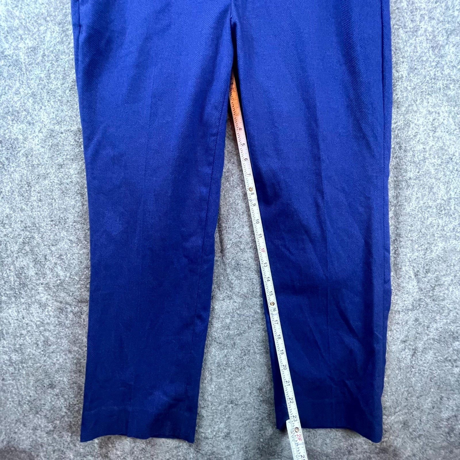 Banana Republic Banana Republic Dress Pant Women 12 Blue Avery Cropped Size 34" / US 12 / IT 48 - 6 Thumbnail