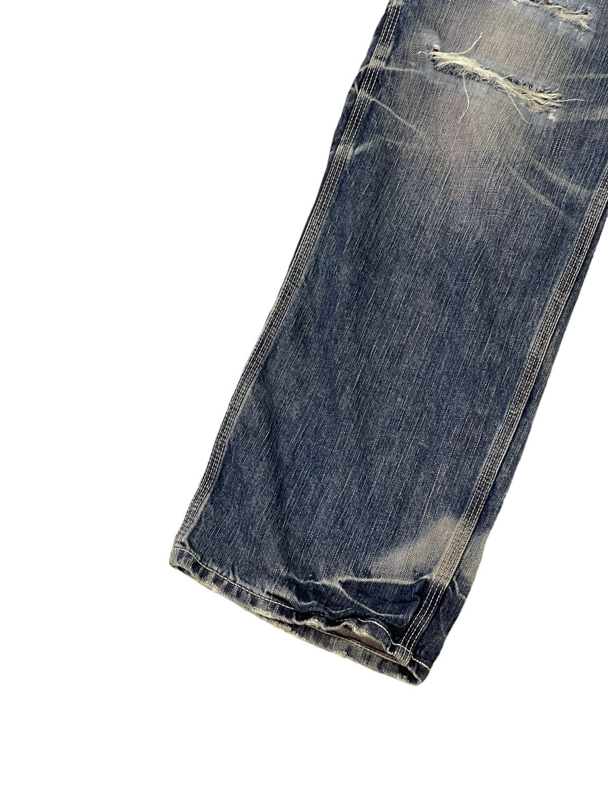 Edwin Carpenter Jeans Edwin Distress Faded Regular 7🟦4 Size US 32 / EU 48 - 14 Thumbnail