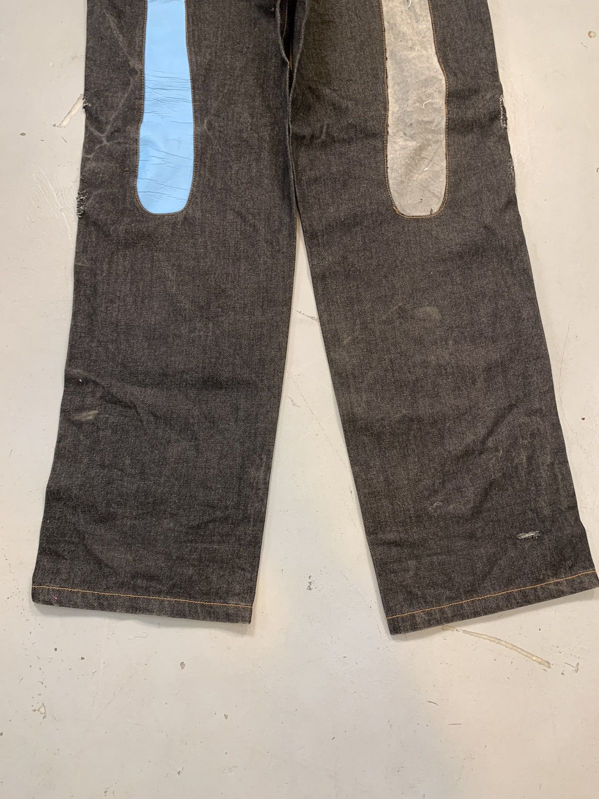 Vintage Vintage Evisu inspired diecock seagull printed denim Size US 36 / EU 52 - 2 Thumbnail