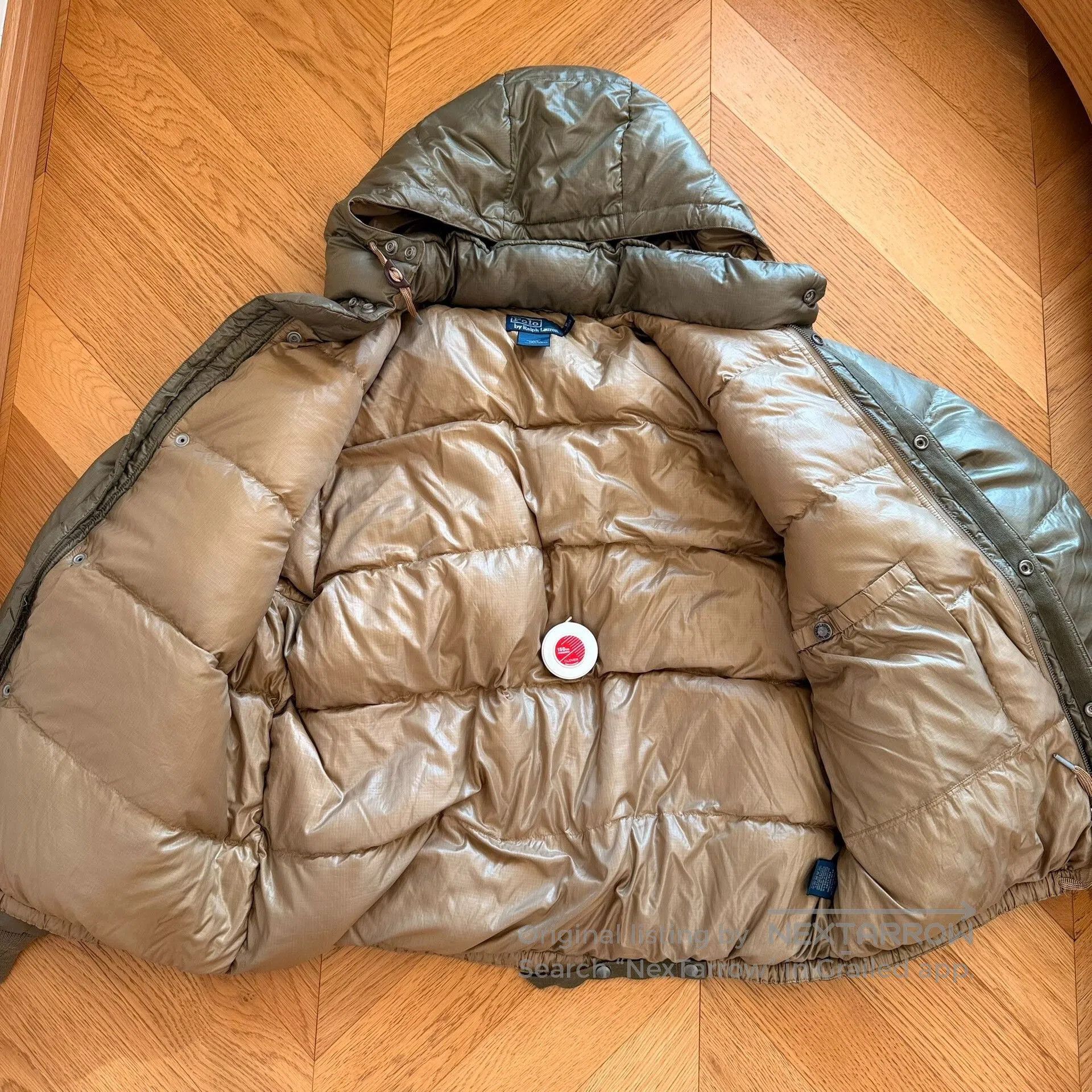 RLX Ralph Lauren Thick Outdoor Hooded Down Jacket. Size US XL / EU 56 / 4 - 7 Thumbnail