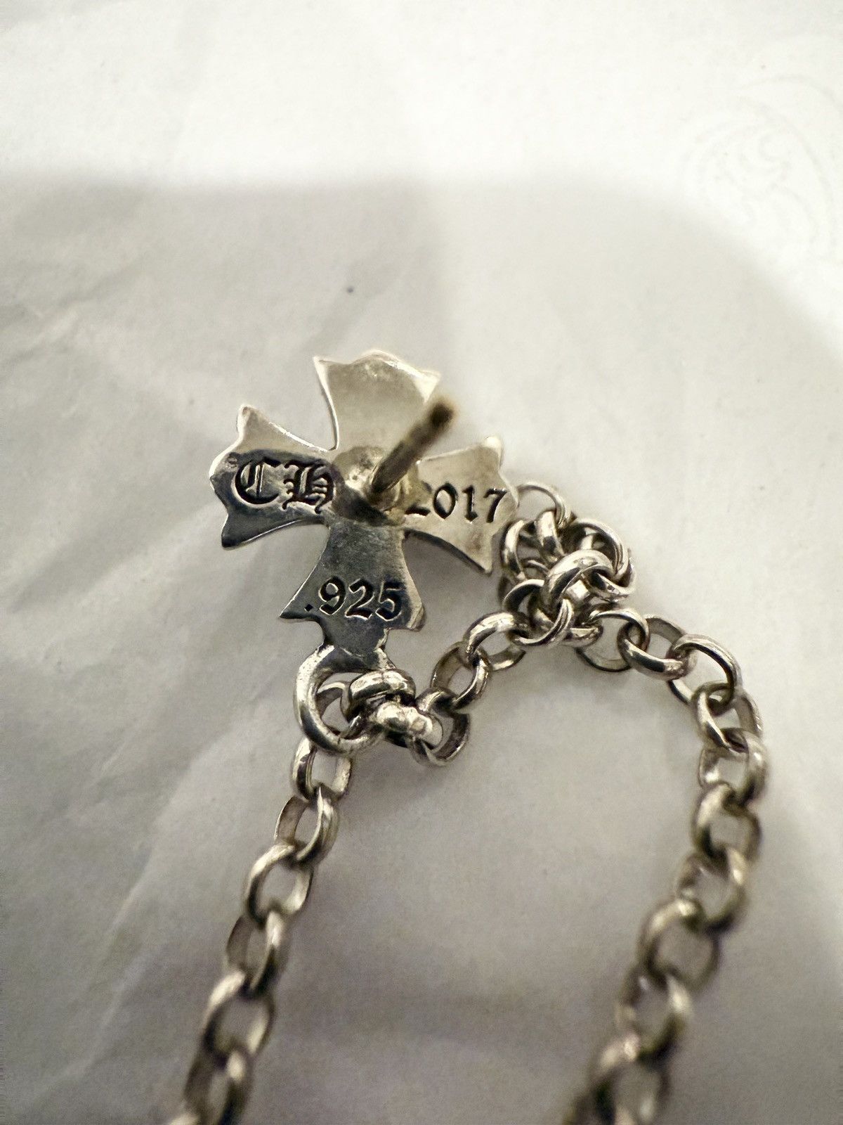 Chrome Hearts RARE! Chrome Hearts .925 Sliver Dices Earring Size ONE SIZE - 9 Thumbnail