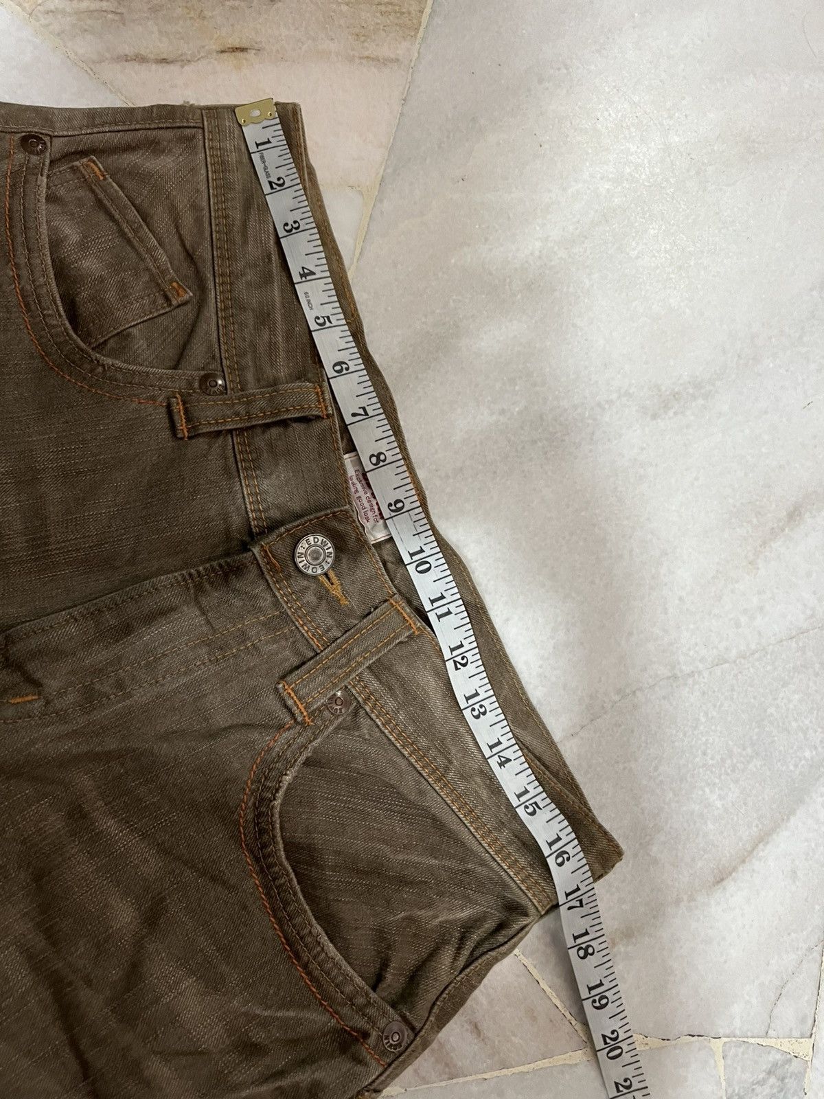 Edwin FLARE 90s EDWIN EXCLUSIVE VINTAGE XV CLAW JEAN Size US 33 - 3 Thumbnail