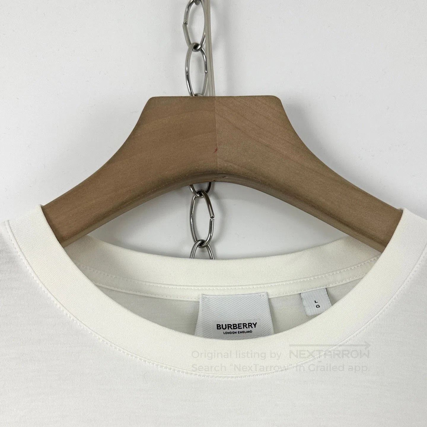 Burberry Burberry Classic Letter Logo Print Tee. Size L / US 10 / IT 46 - 3 Thumbnail