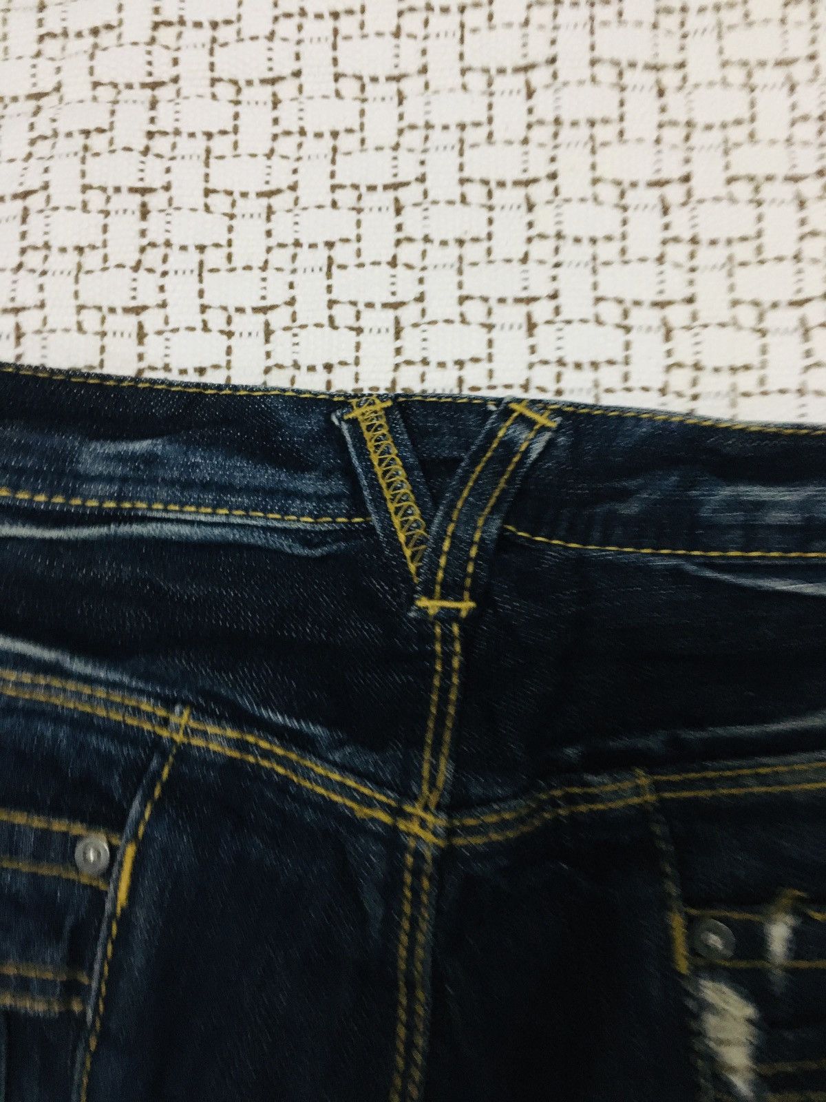 HIDEAWAYS × If Six Was Nine × Le Grande Bleu (L.G.B.) Hideaways Nicole Distressed Flare Jeans (Y01) Size US 32 / EU 48 - 6 Thumbnail