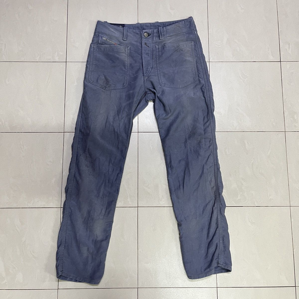 Diesel × Vintage Vintage Diesel Industry Faded Pants/Jeans Size US 32 / EU 48 - 2 Thumbnail