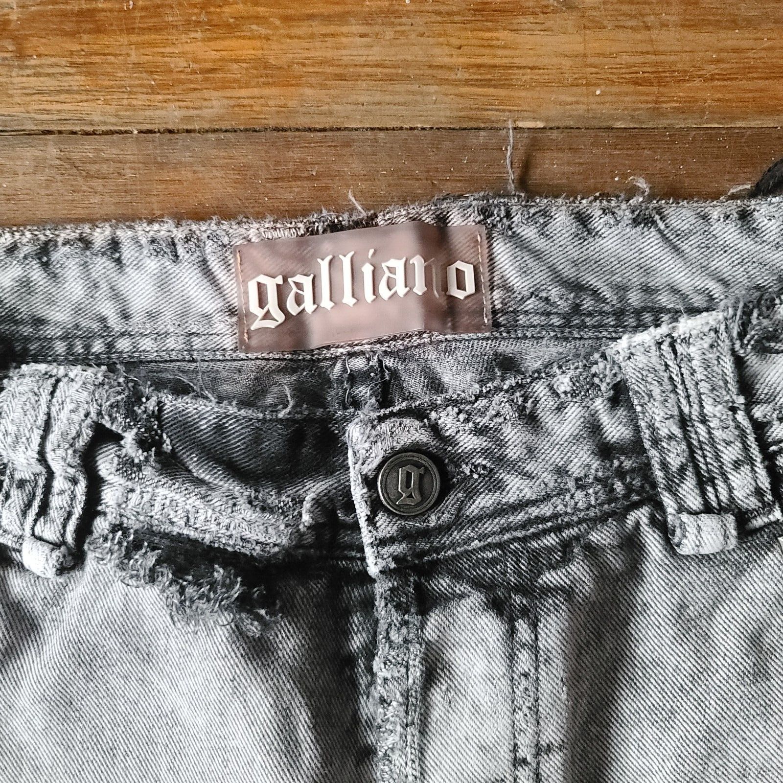 John Galliano Galliano spiked pocket crash denim Size US 30 / EU 46 - 4 Thumbnail