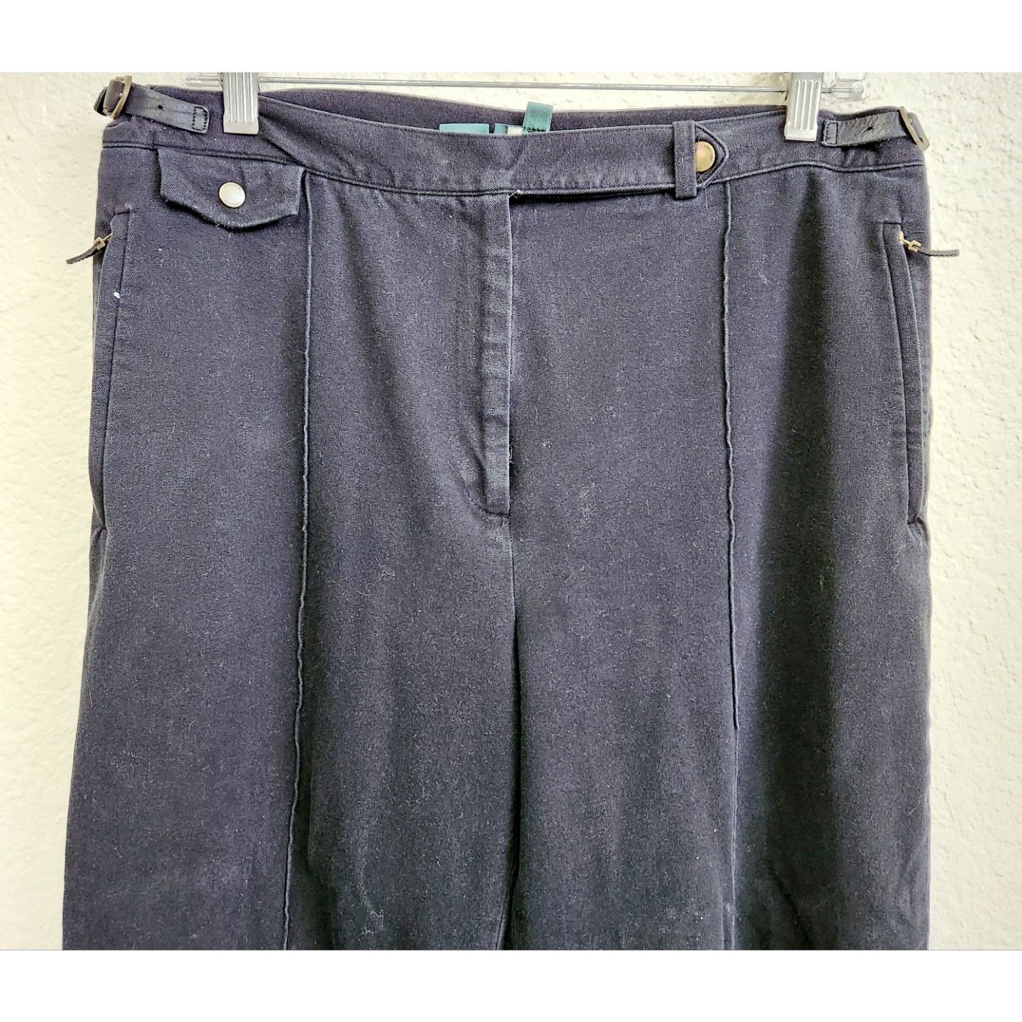 Lauren Ralph Lauren Vintage Lauren Ralph Lauren Black Flat Front Jeans 14 Size 36" / US 14 / IT 50 - 2 Thumbnail