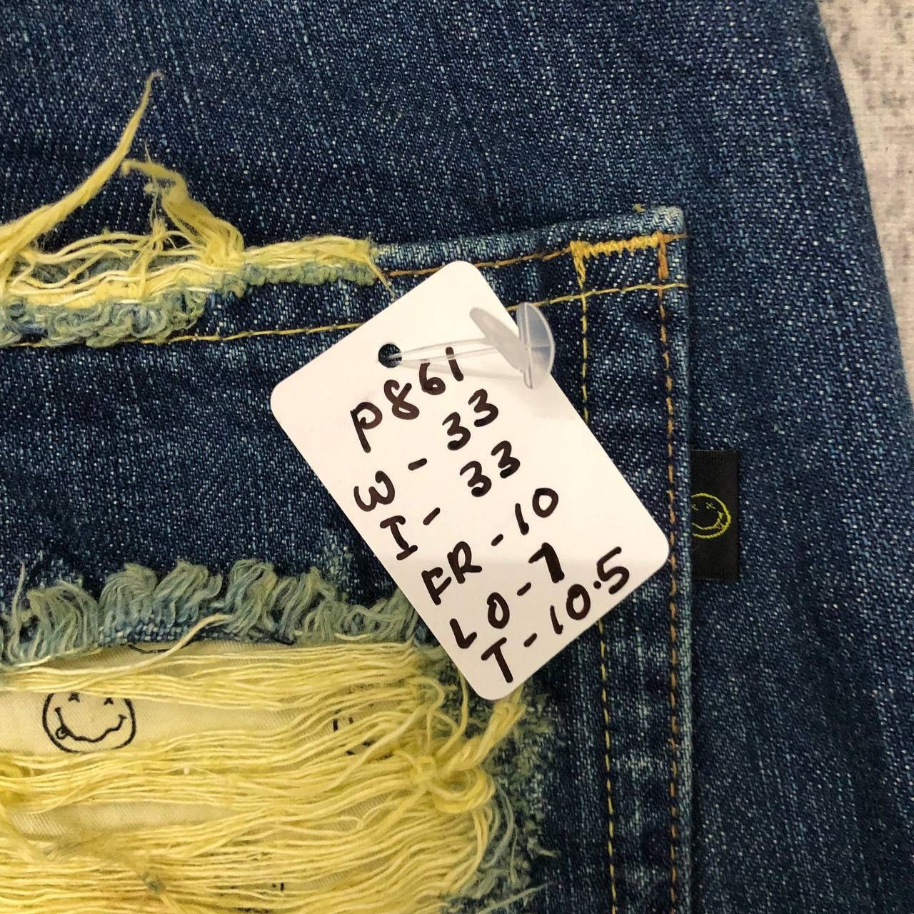 Nirvana P861. NIRVAN GRUNGE RIPPED JEANS Size US 33 - 12 Thumbnail