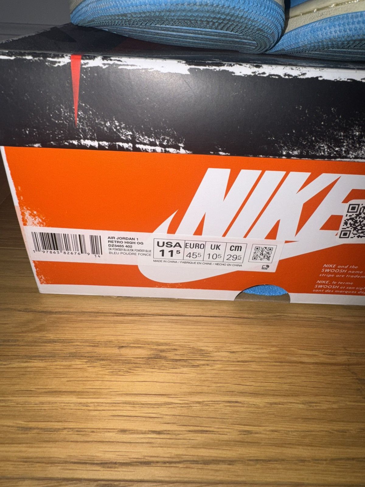 Jordan Brand Air Jordan 1 UNC sz.11.5 (2025) Size US 11.5 / EU 44-45 - 5 Thumbnail