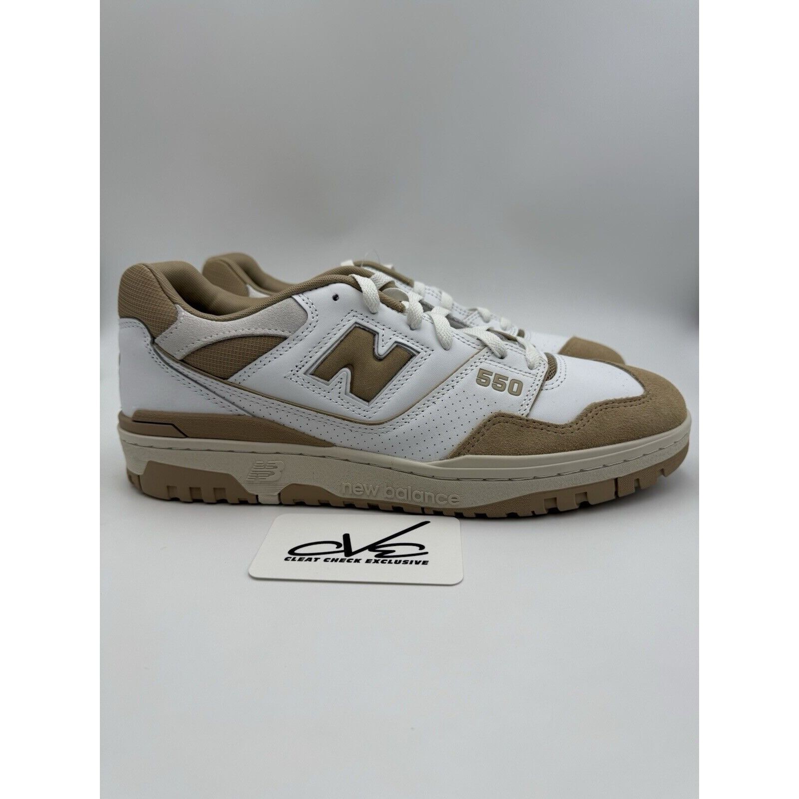 New Balance New Balance 550 White And Beige Mens Size 11.5 Size US 11.5 / EU 44-45 - 1 Thumbnail