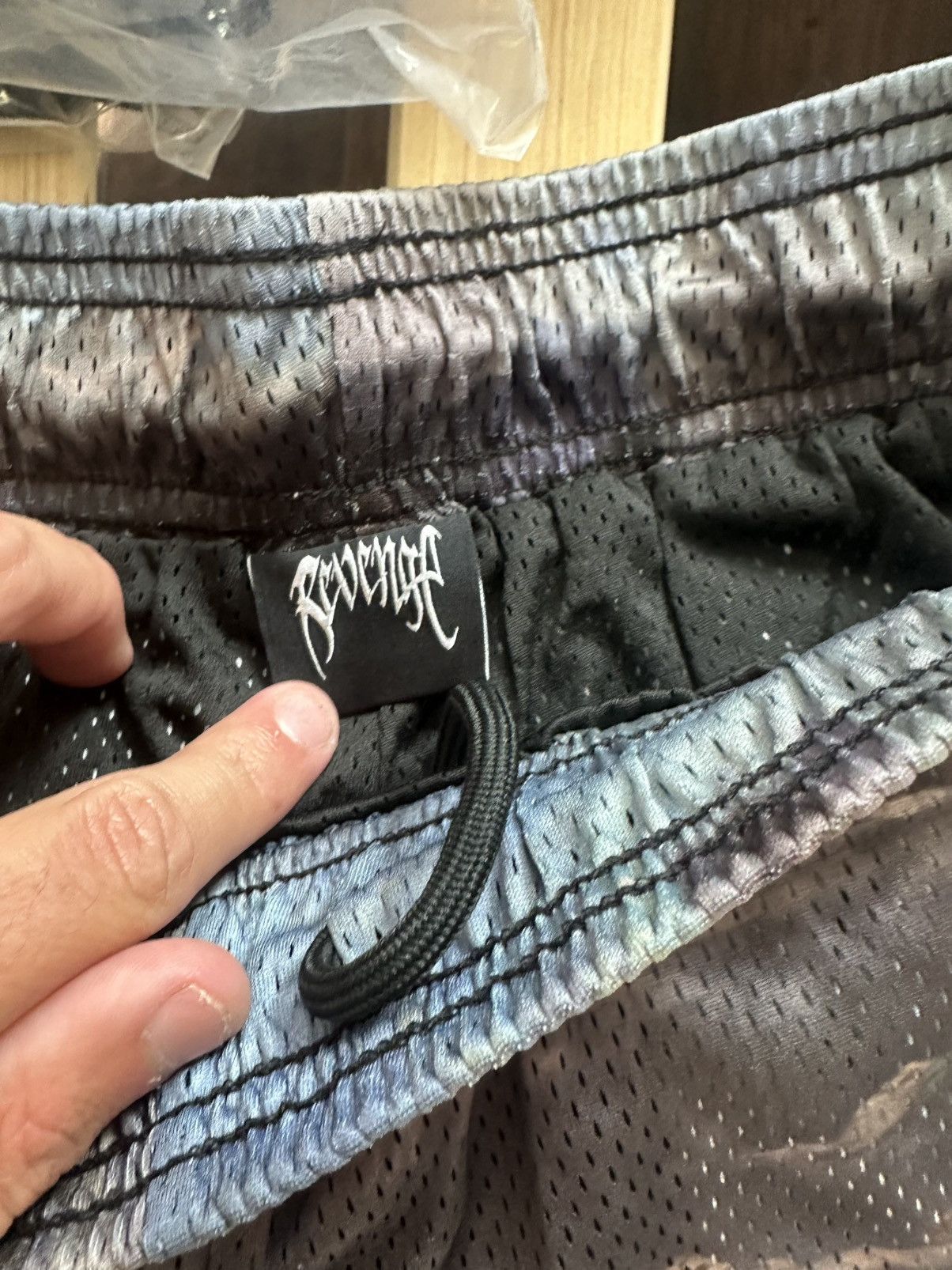 Revenge Heaven and Hell embroidered Shorts Black Size US 30 / EU 46 - 2 Thumbnail