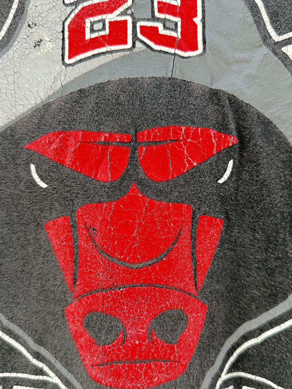 Rap Tees Thrashed Vintage Street Bullies 23 Distressed Sun Faded Tee Size US XL / EU 56 / 4 - 3 Thumbnail