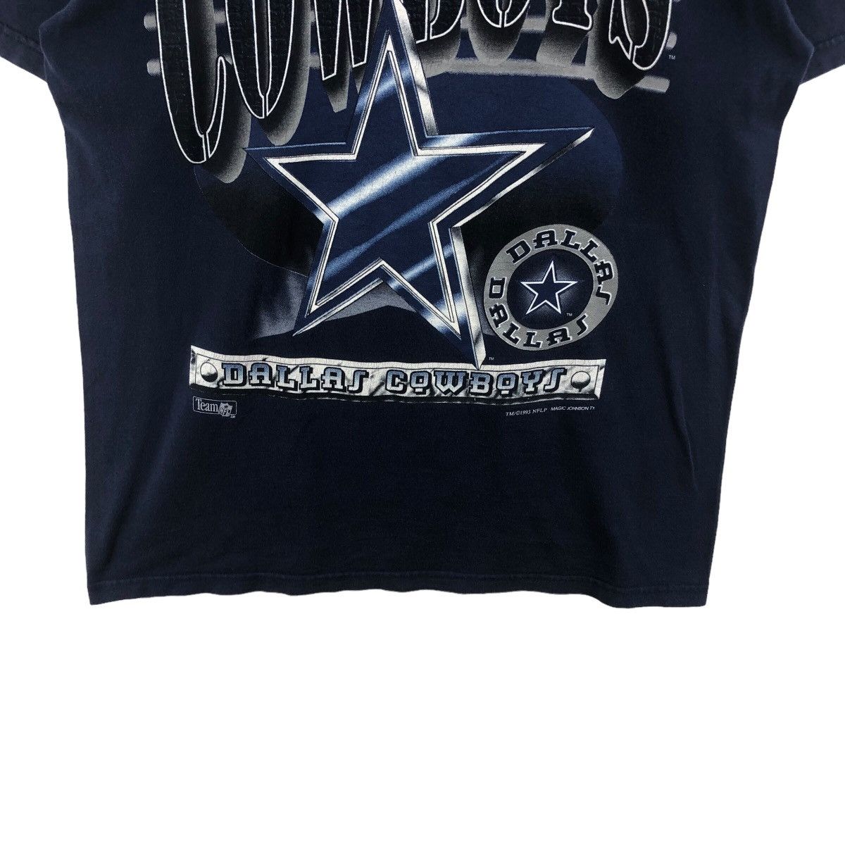 NBA × NFL × Vintage Pick!! Vtg 1993 NFLP DALLAS COWBOYS Tee Tshirt Size US L / EU 52-54 / 3 - 4 Thumbnail