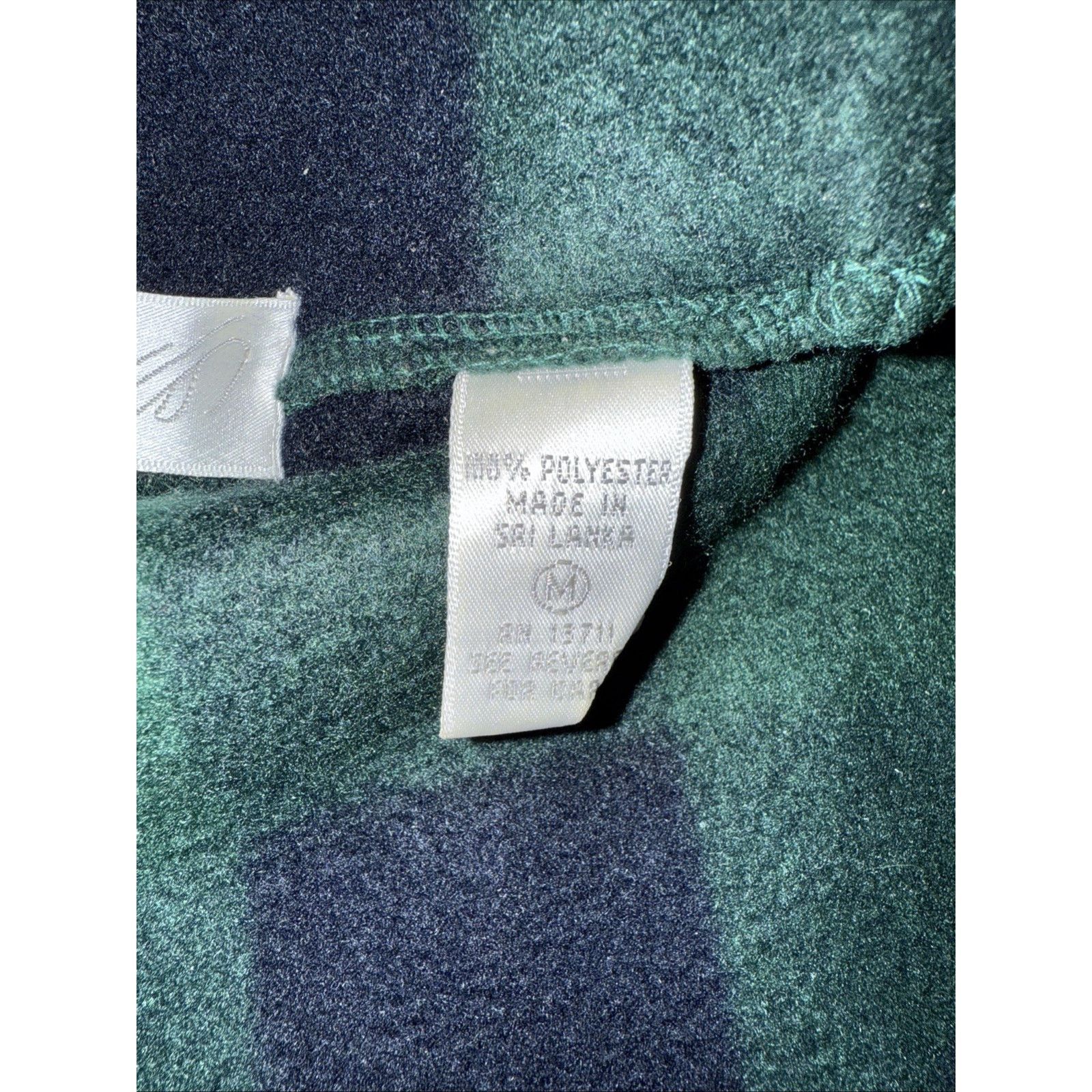 Lord & Taylor Lord & Taylor Men's Vintage Navy Blue Plaid Fleece 1/4 Zip L Size US L / EU 52-54 / 3 - 7 Thumbnail