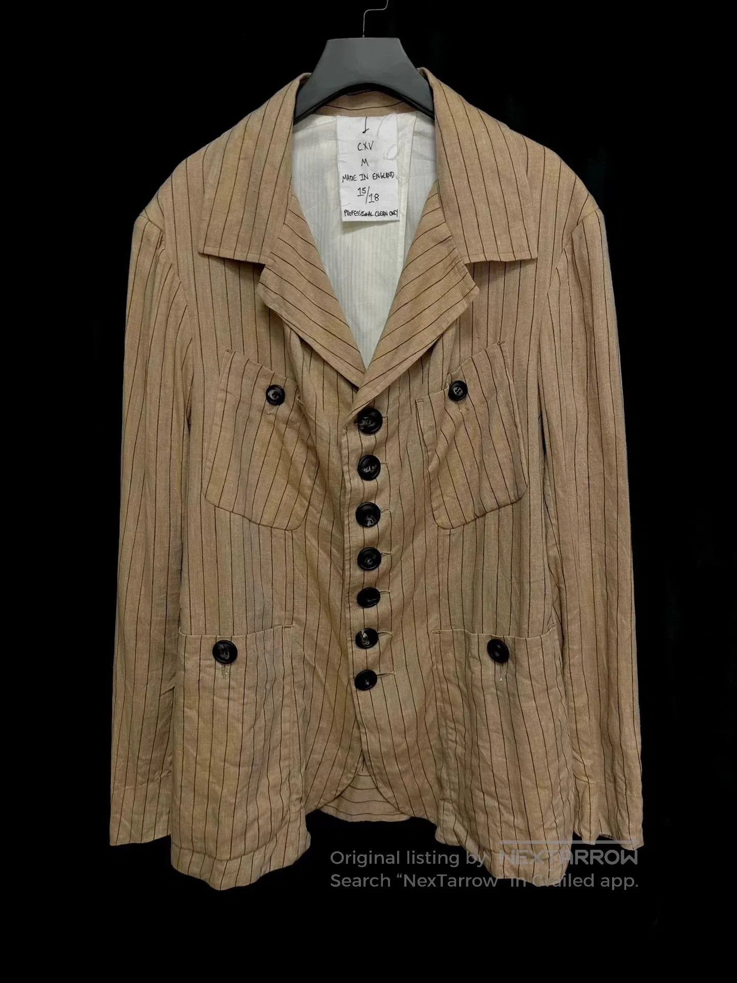 John Alexander Skelton John Alexander Skelton Antique Linen Jacket. Size US M / EU 48-50 / 2 - 1 Thumbnail