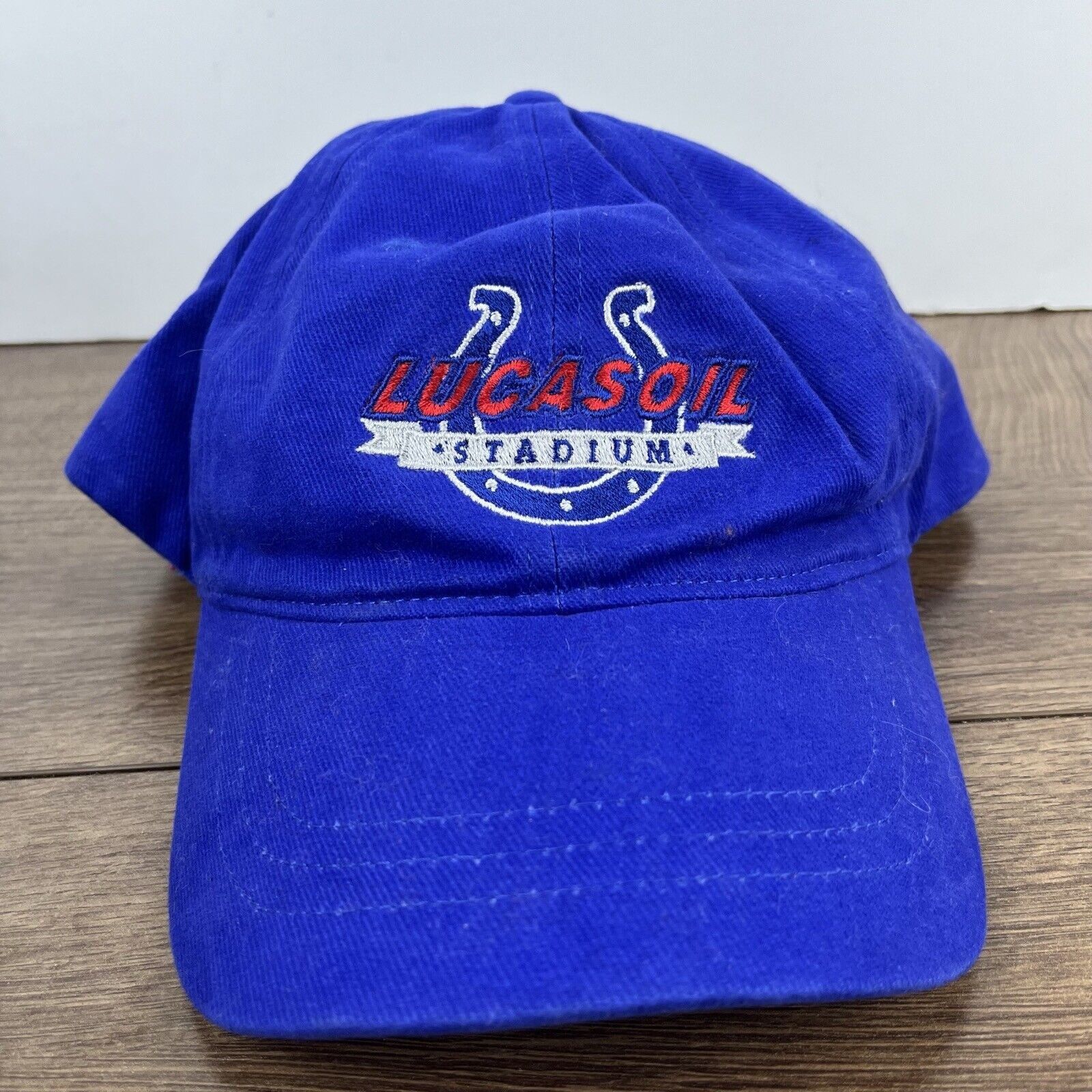 Other Indianapolis Colts Hat Lucas Oil Stadium Blue Adjustable Hat Size ONE SIZE - 4 Thumbnail