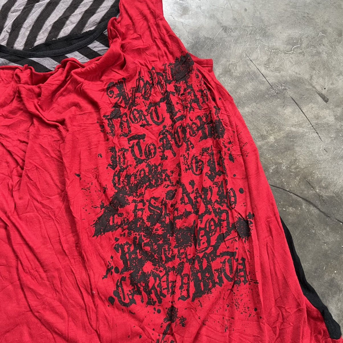 Hysteric Glamour 2000s Algonquins hysteric Style Poem Tank Top Size ONE SIZE - 4 Thumbnail