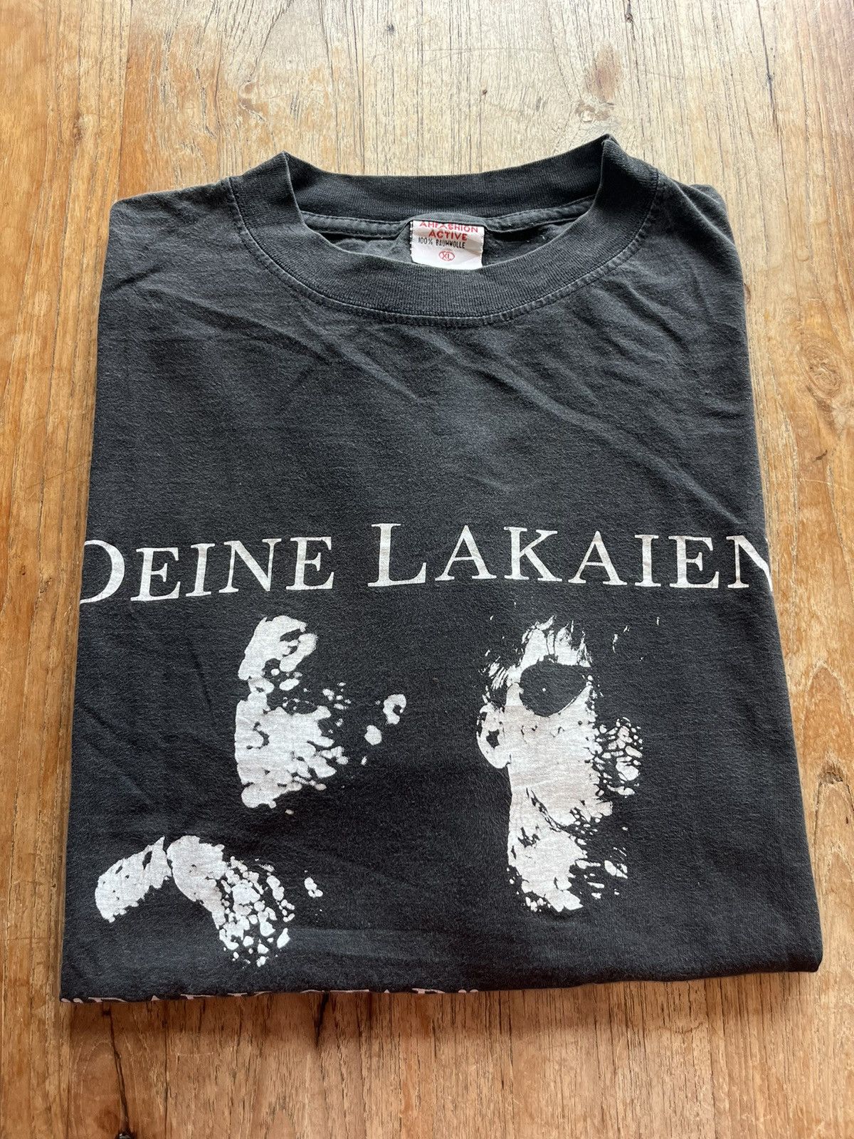 Band Tees × Vintage Vintage DEINE LAKAIEN “ Dark Star “ Tour 92’s T-shirt Size US XL / EU 56 / 4 - 1 Thumbnail